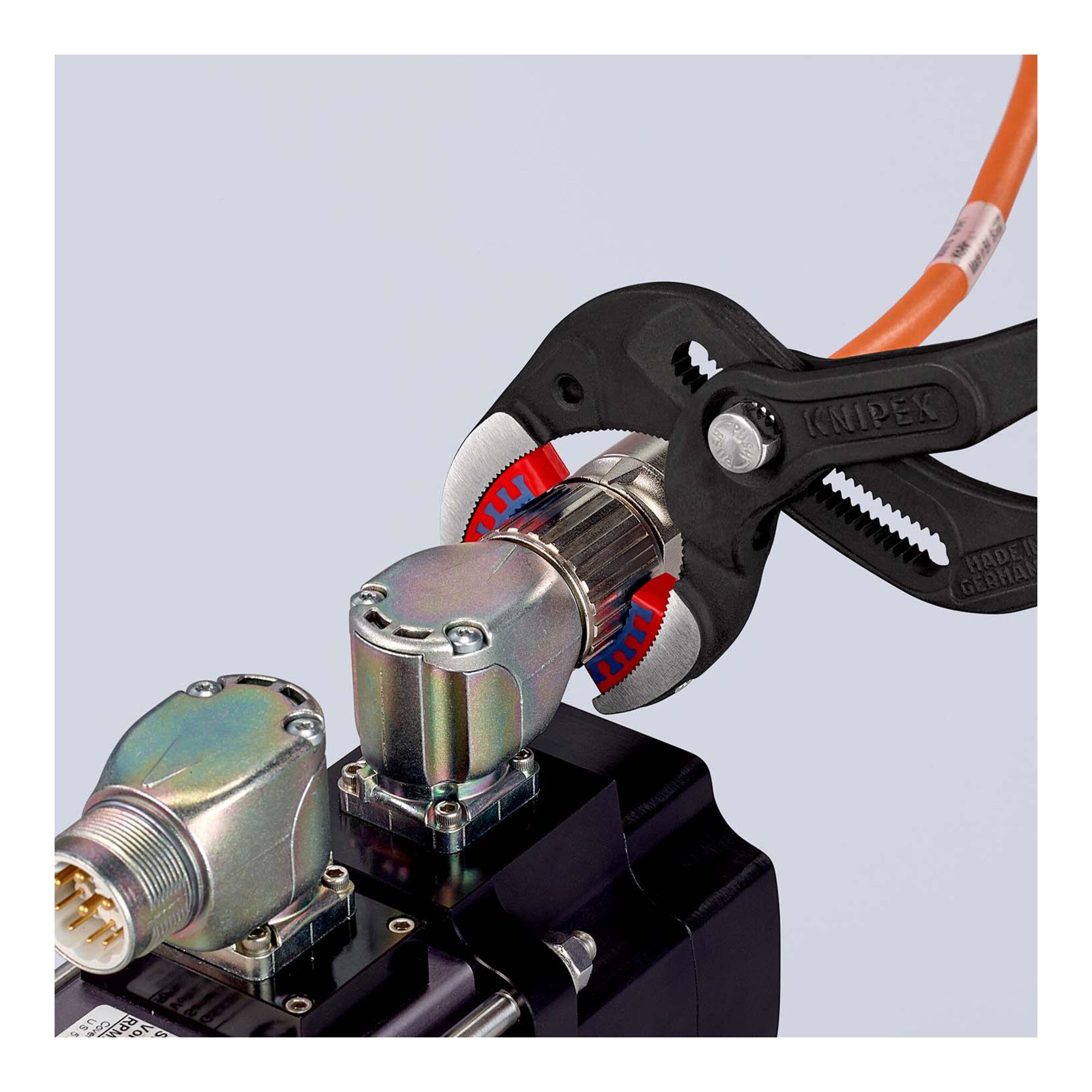 Knipex Wasserpumpenzange KNIPEX 81 11 250 Siphon- und Connectorenzange "SpeedGrip" mit rutschhe