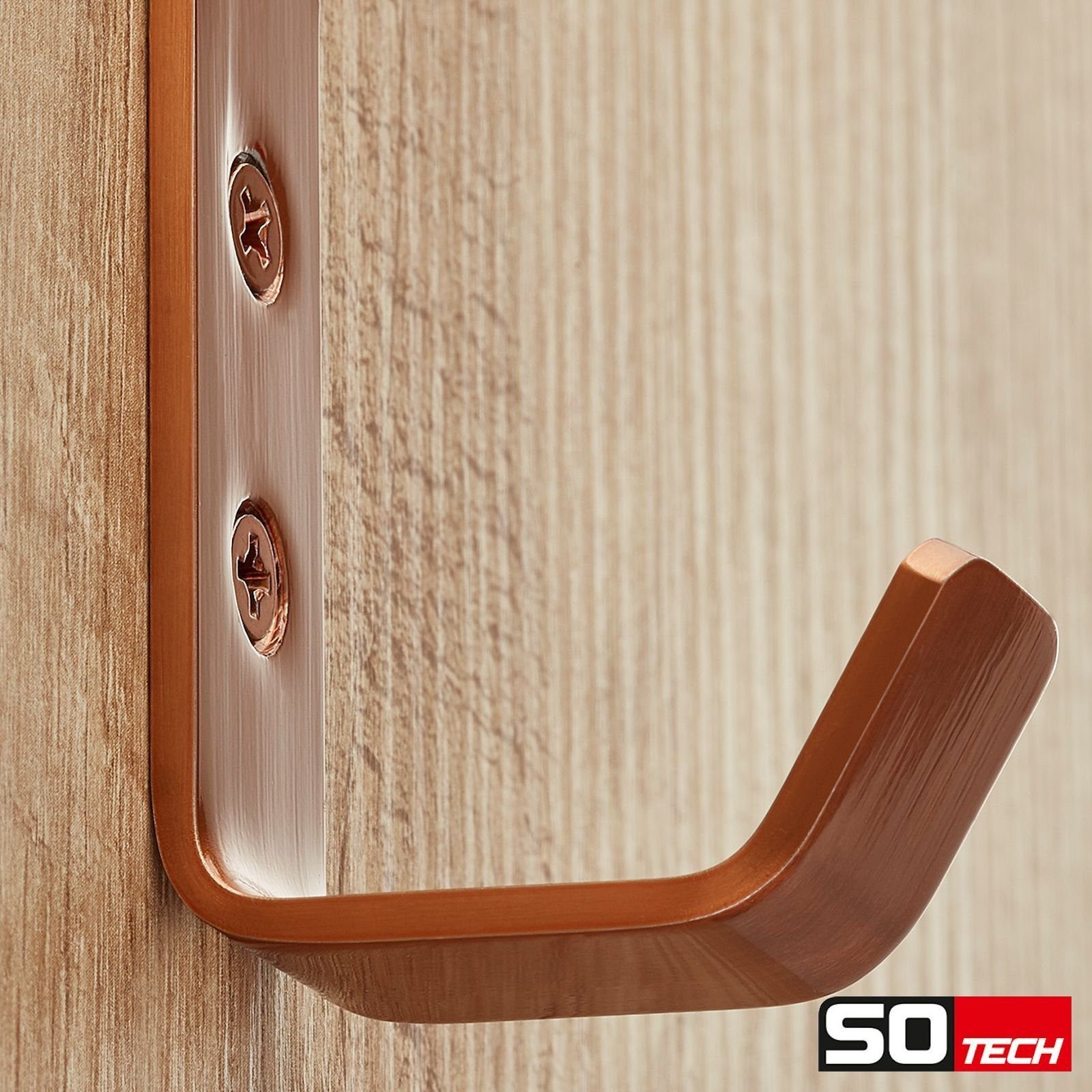 SO-TECH® Kleiderhaken doppelter Wandhaken, Edelstahl, 142 x 20 x 45 mm, (1- günstig online kaufen