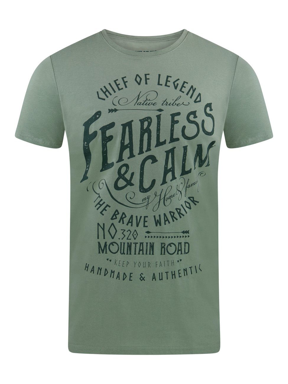 riverso T-Shirt Herren Printshirt RIVLeon Regular günstig online kaufen