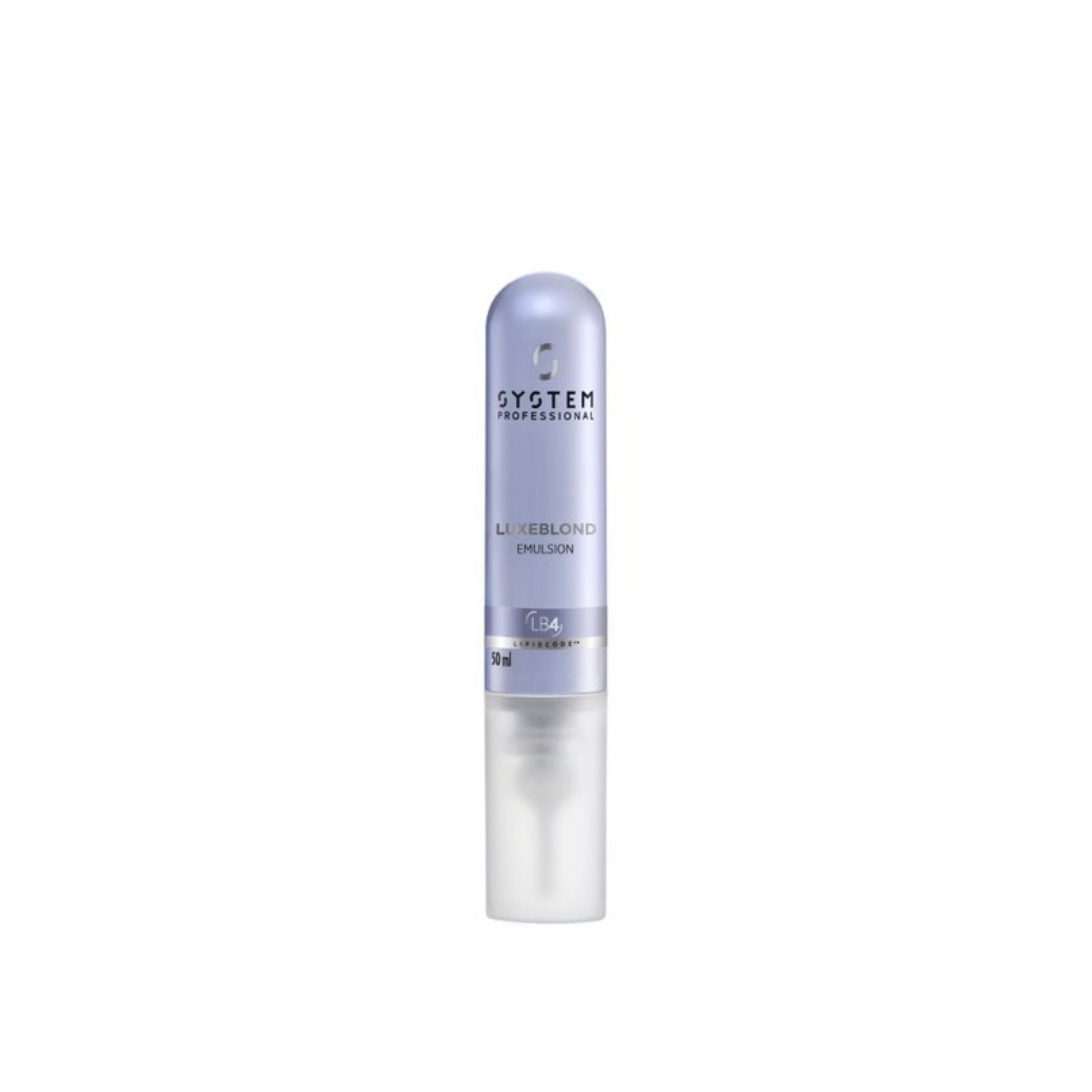 System Professional Haarkur System Professional LipidCode LuxeBlond Emulsion 50 ml, Neutralisiert Gelbstich für kühle Blondnuancen