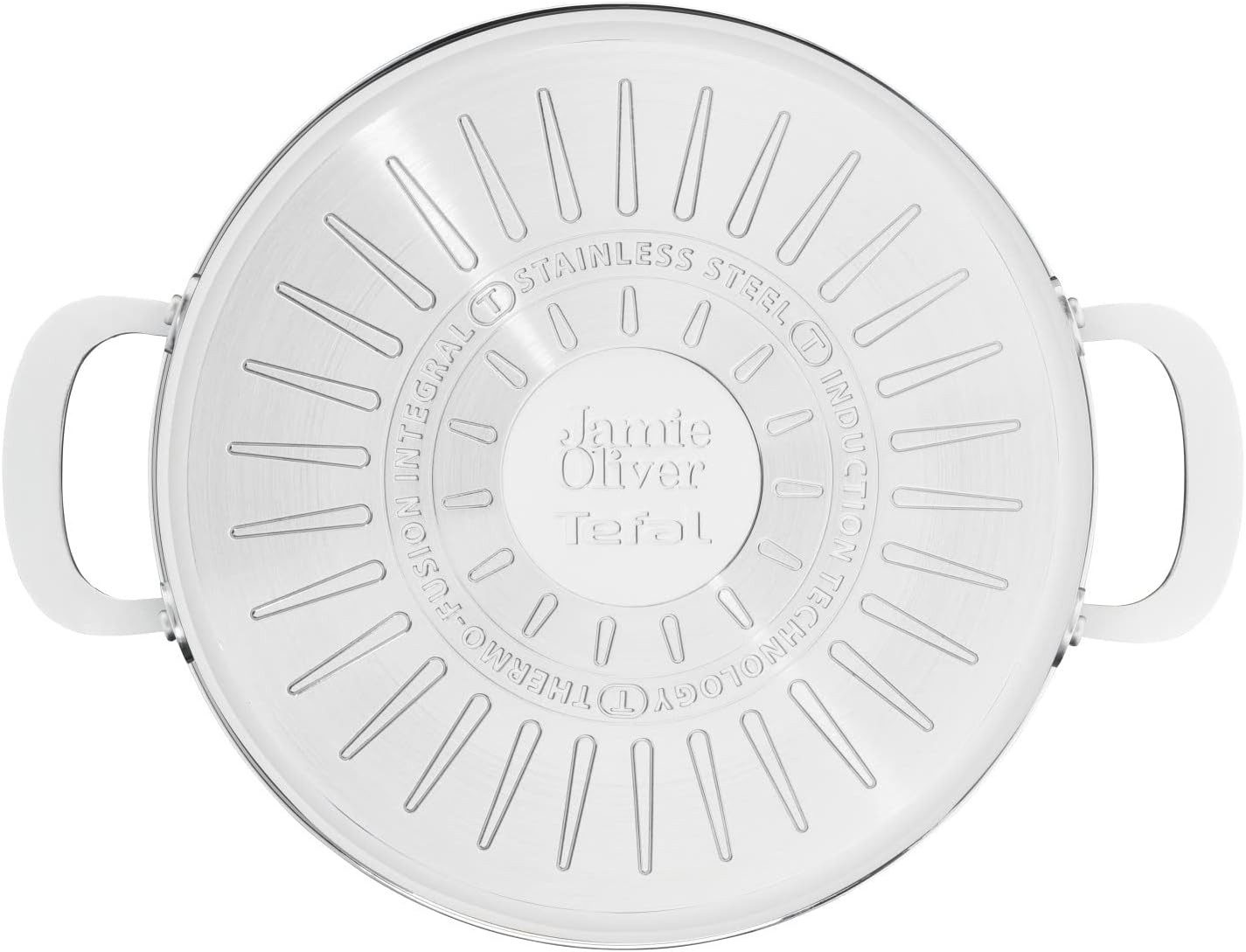 Tefal Servierpfanne Jamie Oliver Servierpfanne mit Deckel 25cm, Edelstahl 18/10, für alle Herdarten, Antihaft Beschichtet – Bild 3 von 4