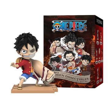 One Piece Anime Sammelfigur Mighty Jaxx Hidden Dissectibles One Piece 6 Luffy Edition, Eine Packung - enthält eine zufällige Figur
