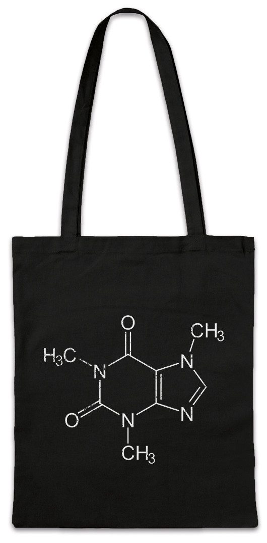 Urban Backwoods Beuteltasche Caffeine Molecule Stofftasche Engineer Mathelehrer Mathe Mathematik (1-tlg), Kaffee Coffee Ingenieur Ingenieurin