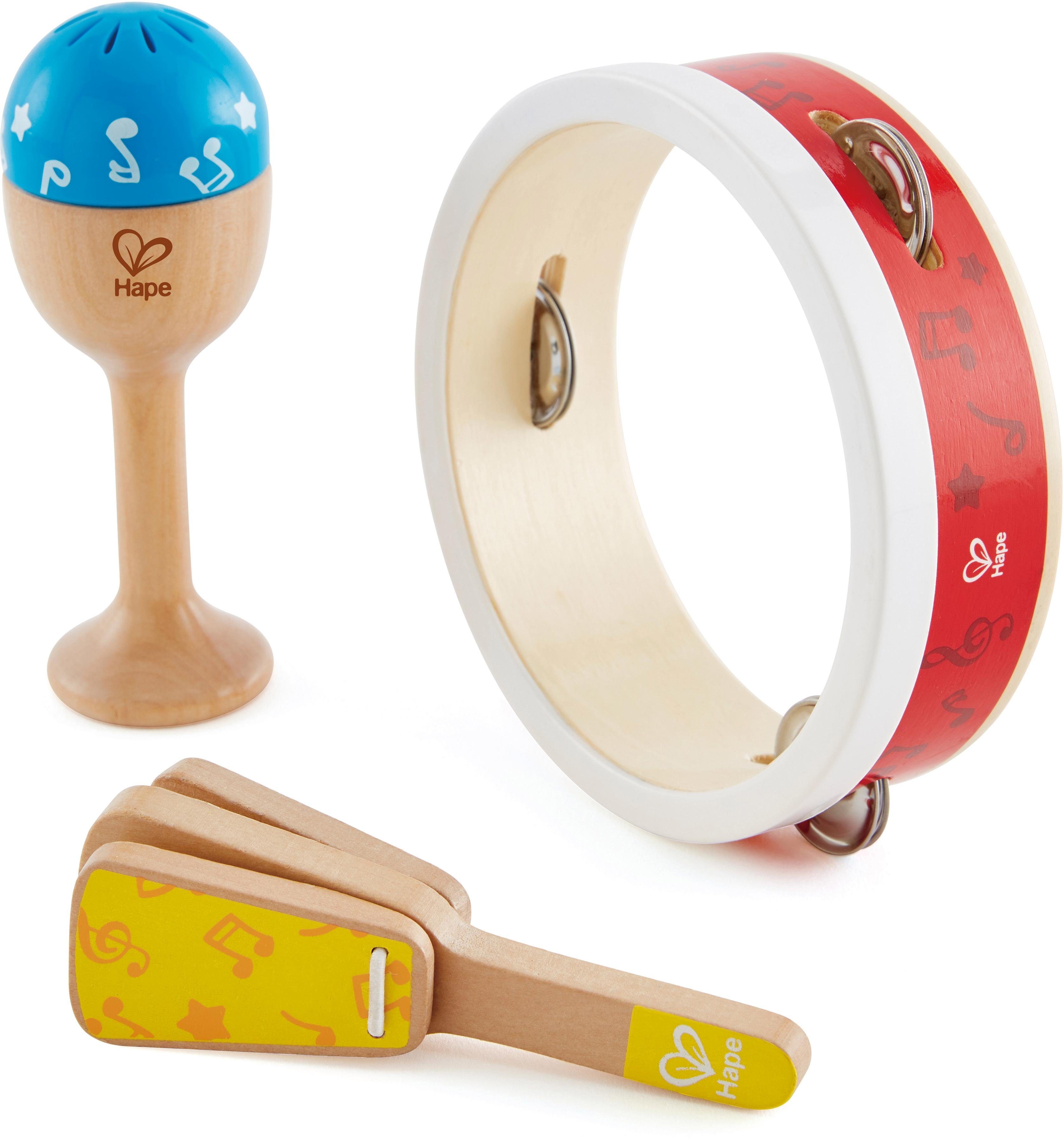 Hape Spielzeug-Musikinstrument Junior Perkussion Set