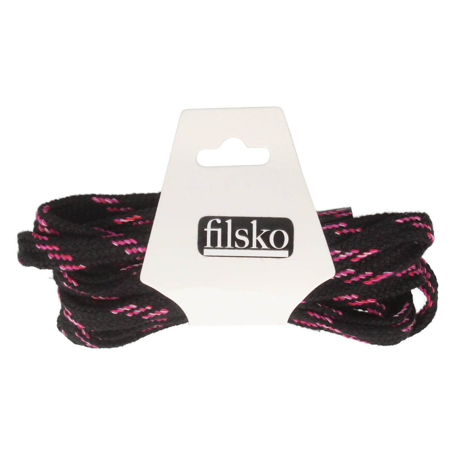 filsko Schnürsenkel Schnürsenkel Unisex ca. 8mm breit, neon, gestreift, bunt, besondere Schnürsenkel