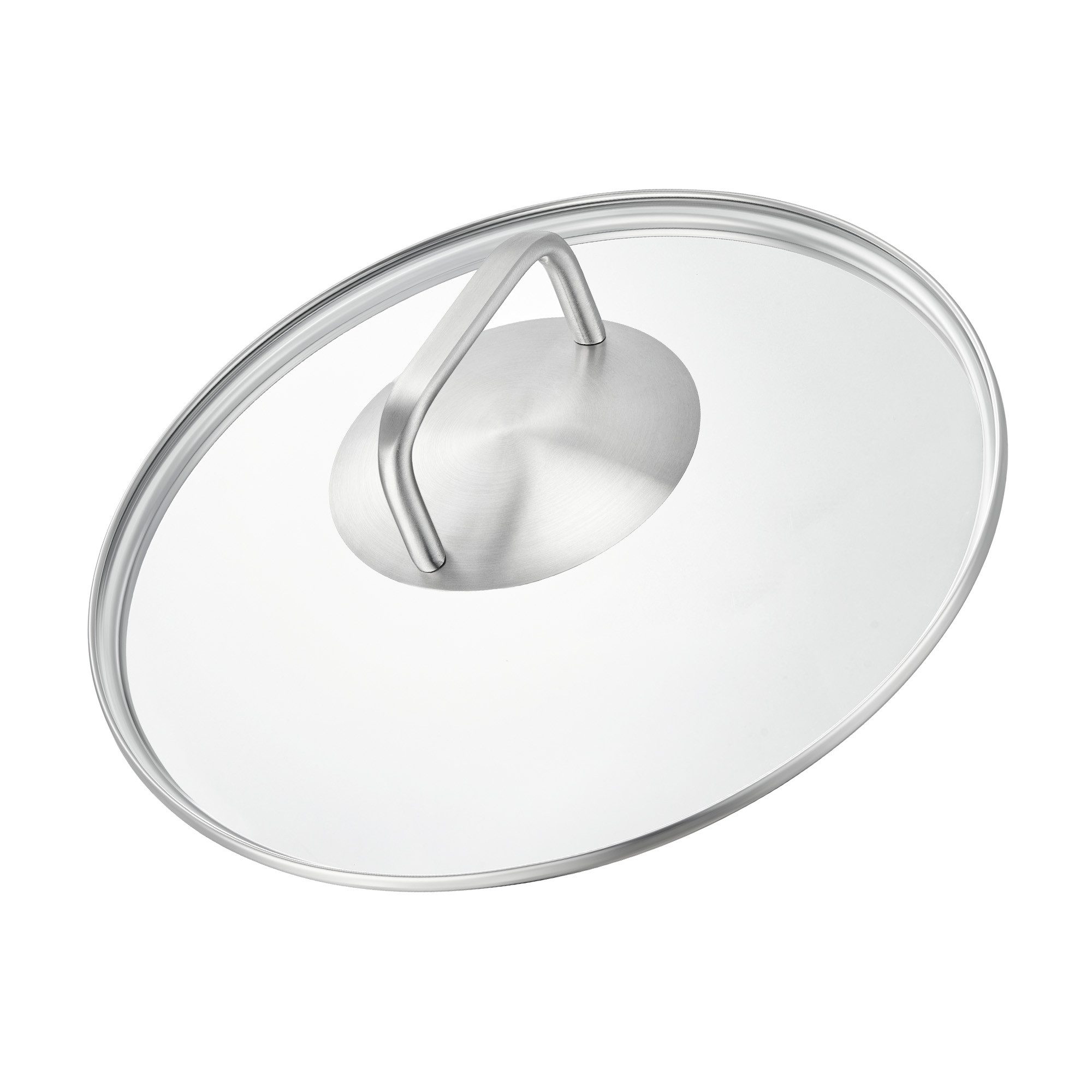 SILBERTHAL Potdeksel 16 cm glas met stoomgat en roestvrijstalen handvat - universeel deksel SILBERTHAL Potdeksel 16 cm glas met stoomgat en roestvrijstalen handvat - universeel deksel