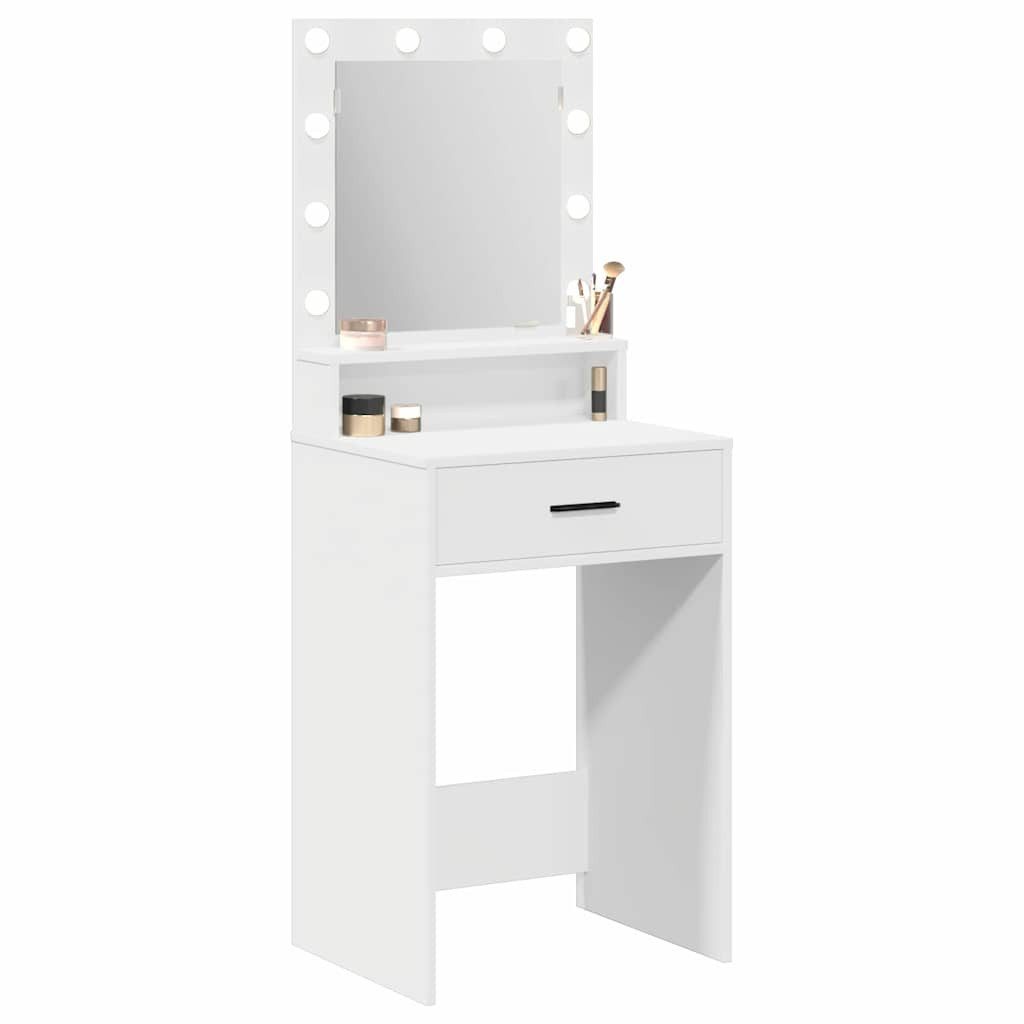 vidaXL Schminktisch Schminktisch mit Schubladen Weiß 50 x 41 x 135 cm Holzw günstig online kaufen