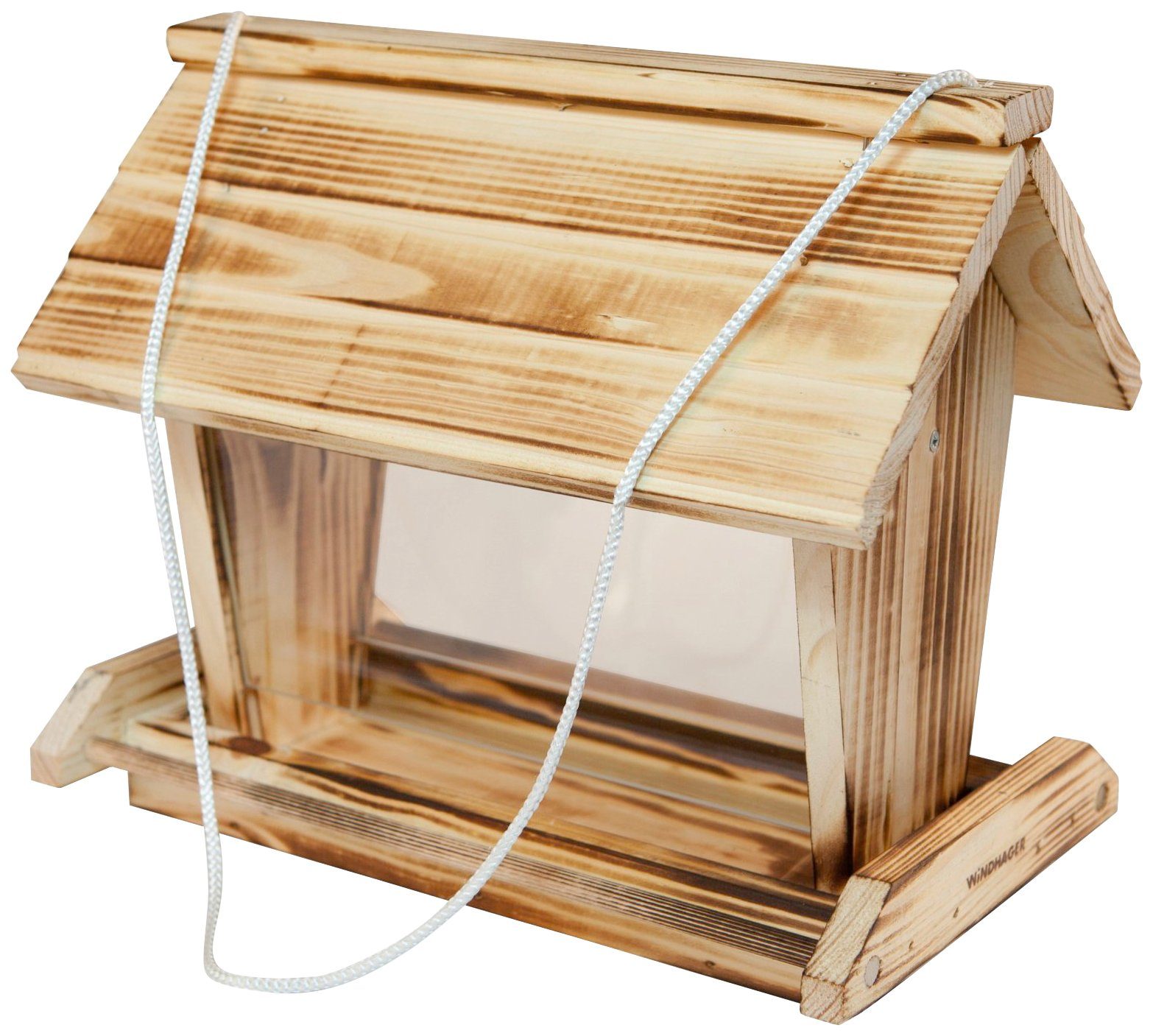 Windhager Vogelhaus Grossvenediger, Vogelfutterhaus für Wildvögel, witterungsbeständig, Futterstation inkl. Aufhängung, Füllmenge ca. 3 Liter