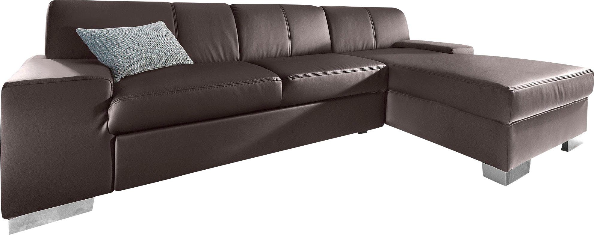 DOMO collection Ecksofa Star, zeitlose Formensprache, elegante Optik, Breit günstig online kaufen