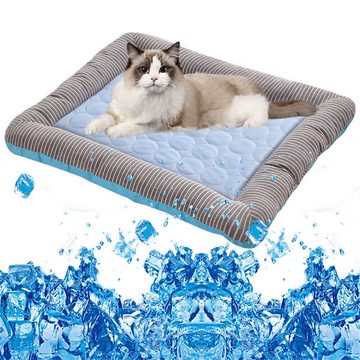 yozhiqu Hundematte Kühlmatte für Haustiere, bequemes Kissen Bett für Katzen und Hunde, Schlafmatten aus Eisseide für Katzen, Kühlprodukte für Haustiere