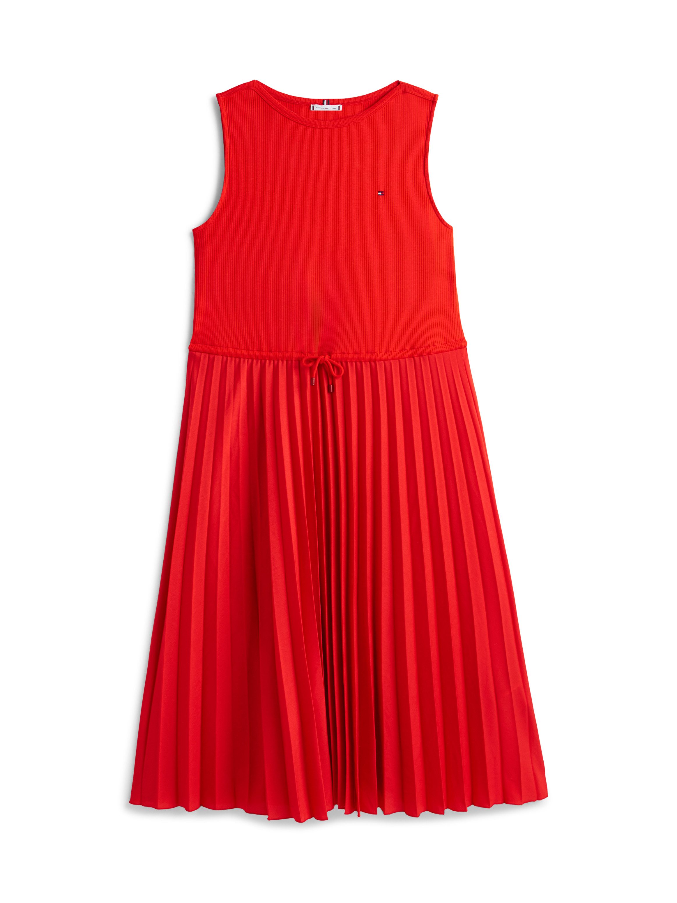 Tommy Hilfiger Curve Sommerkleid CRV 5X2 SLASH-NK MIX MEDIA DRS in großen Größen – Bild 5 von 5