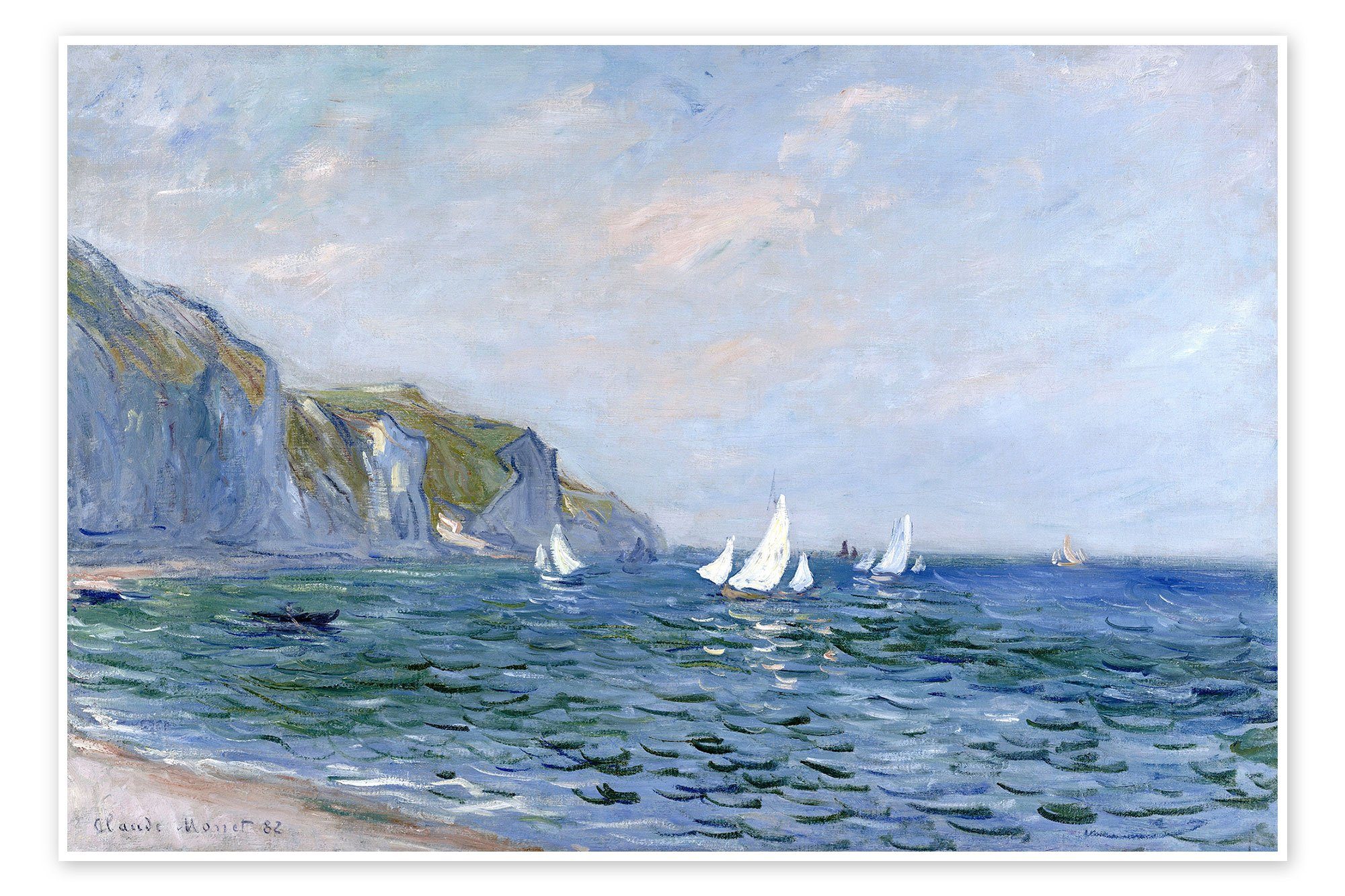 Posterlounge Poster Claude Monet, Felsen und günstig online kaufen