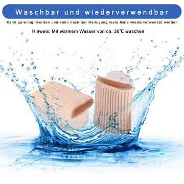 COOL-i ® Hallux-Bandage, 2 Paar Gel Zehenspreizer: Hallux Valgus & Hammerzehen Hilfe