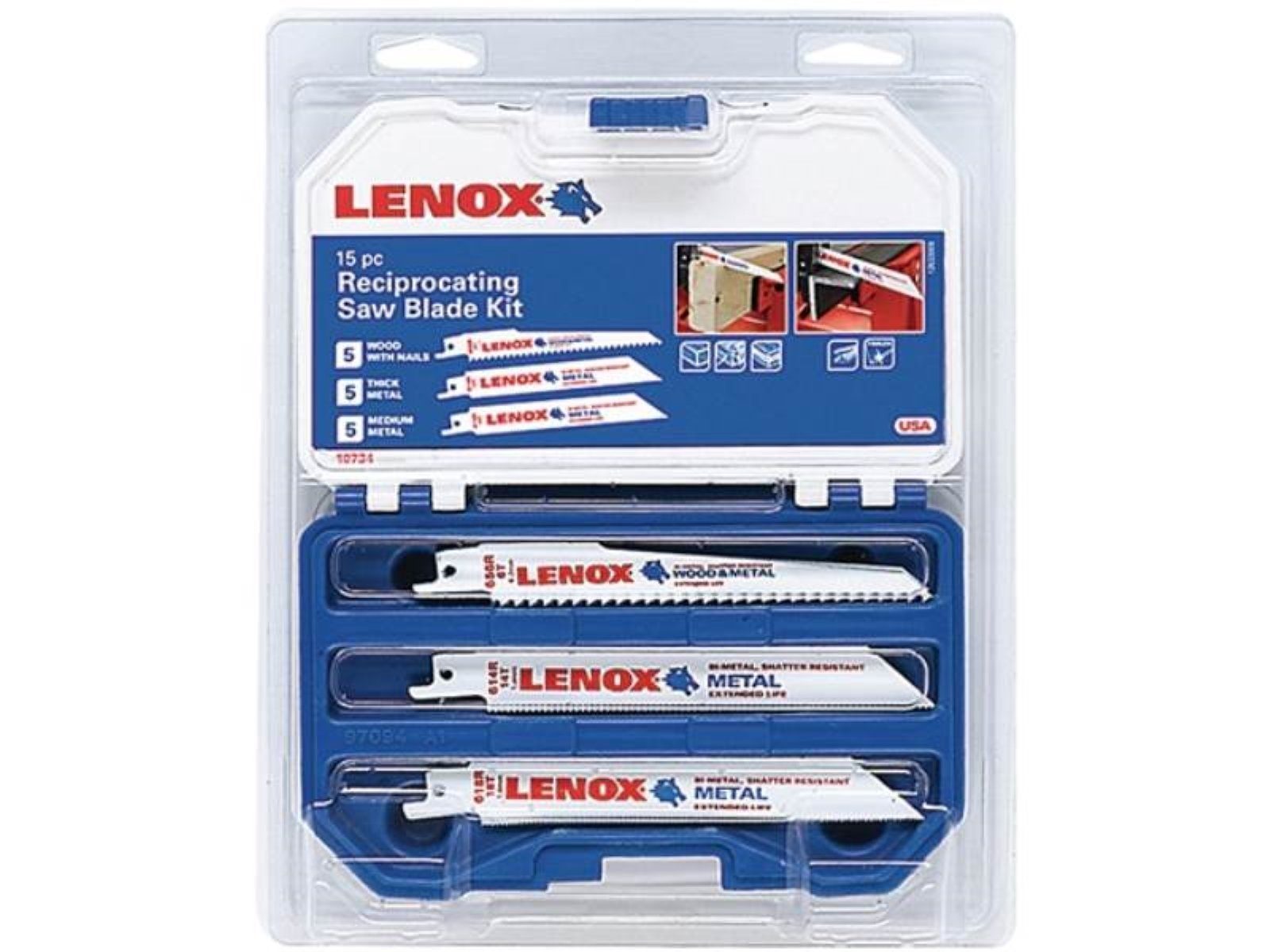 Lenox Säbelsägeblatt LENOX 1073415RKG Säbelsägeblattset 1073415RKG für Holz und Metall 1