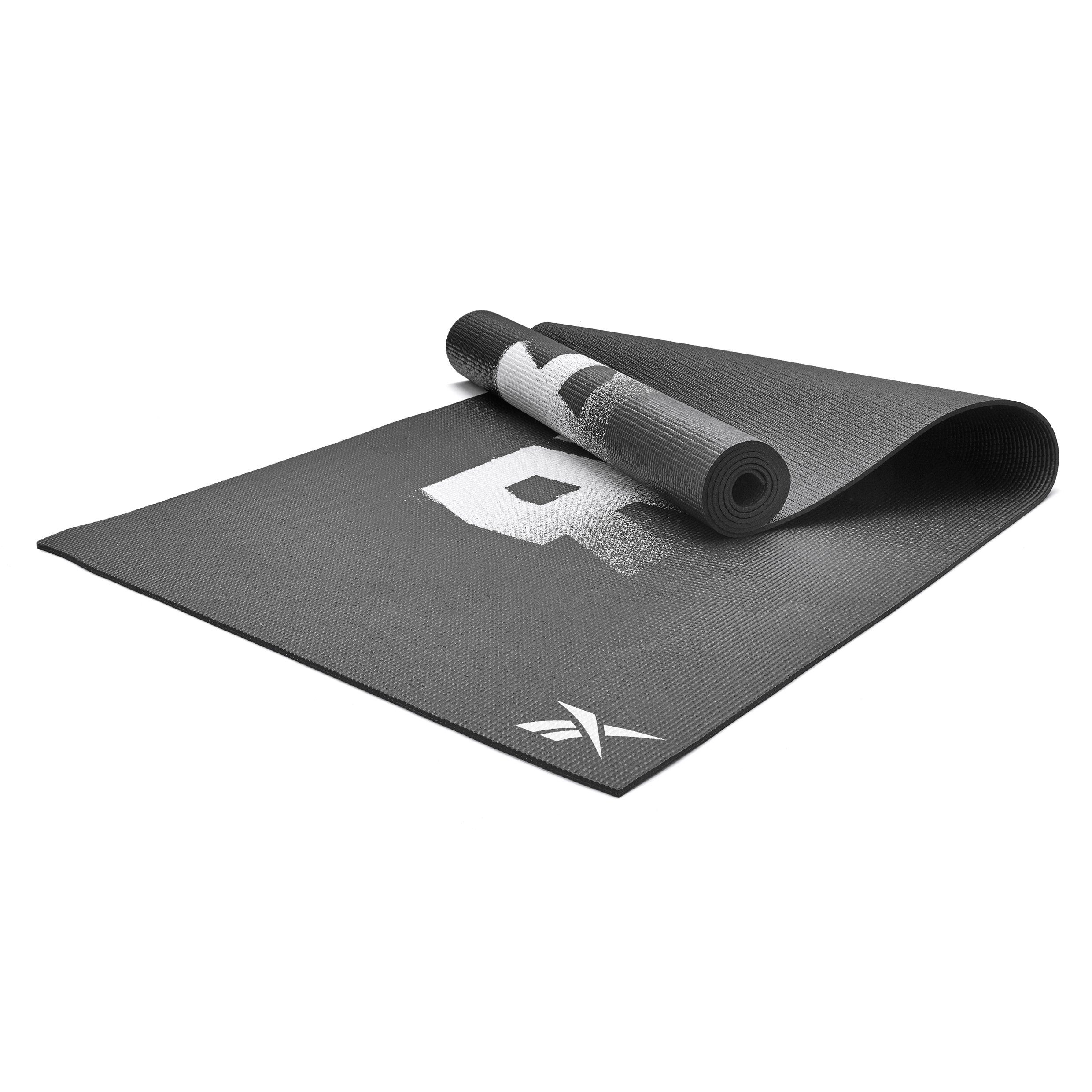 Reebok Yogamatte Yogamatte, 4mm, doppelseitig, Rutschfeste Oberfläche
