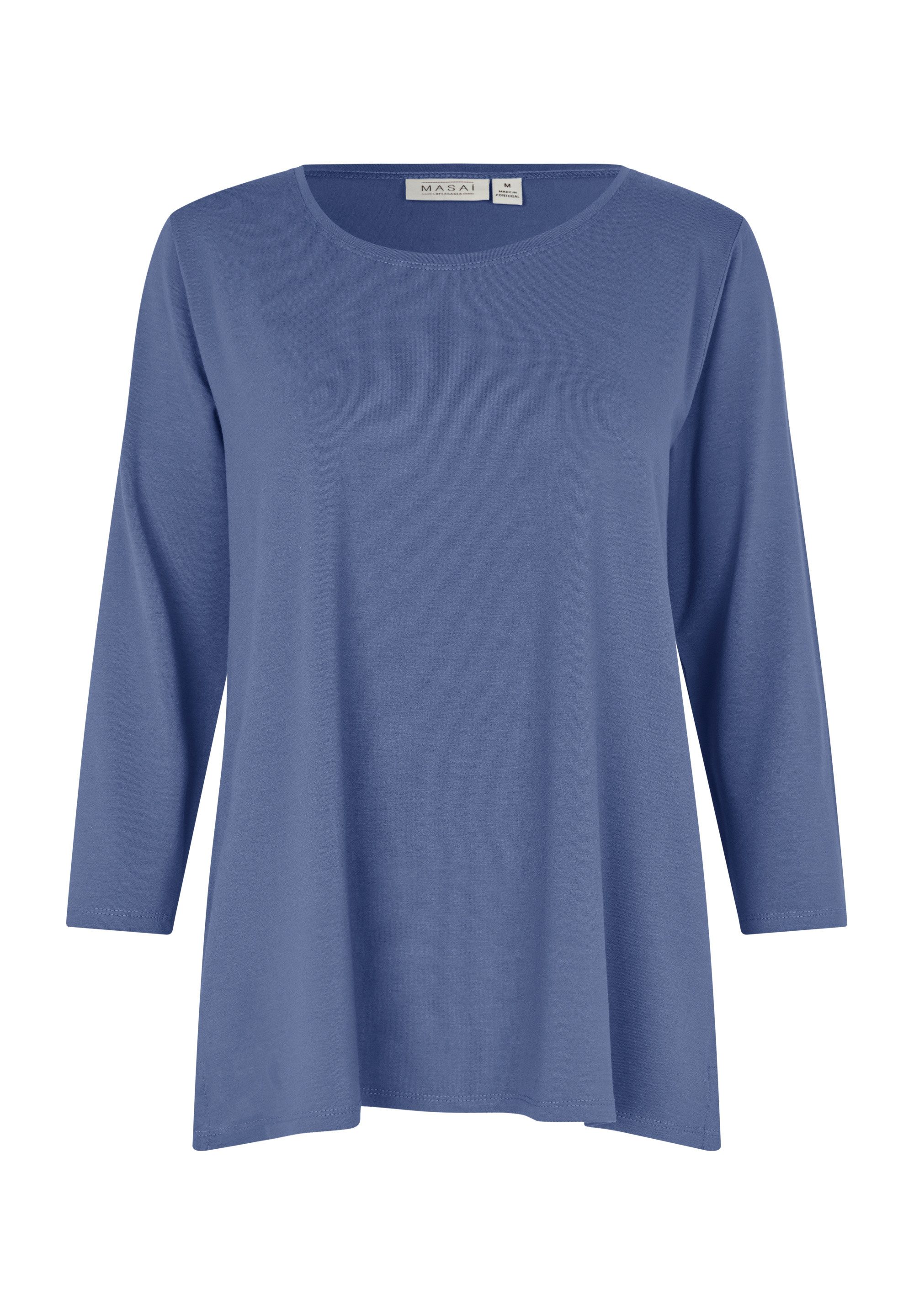 Masai Langarmbluse MaCecille Jersey, Bequem, 3/4 Ärmel