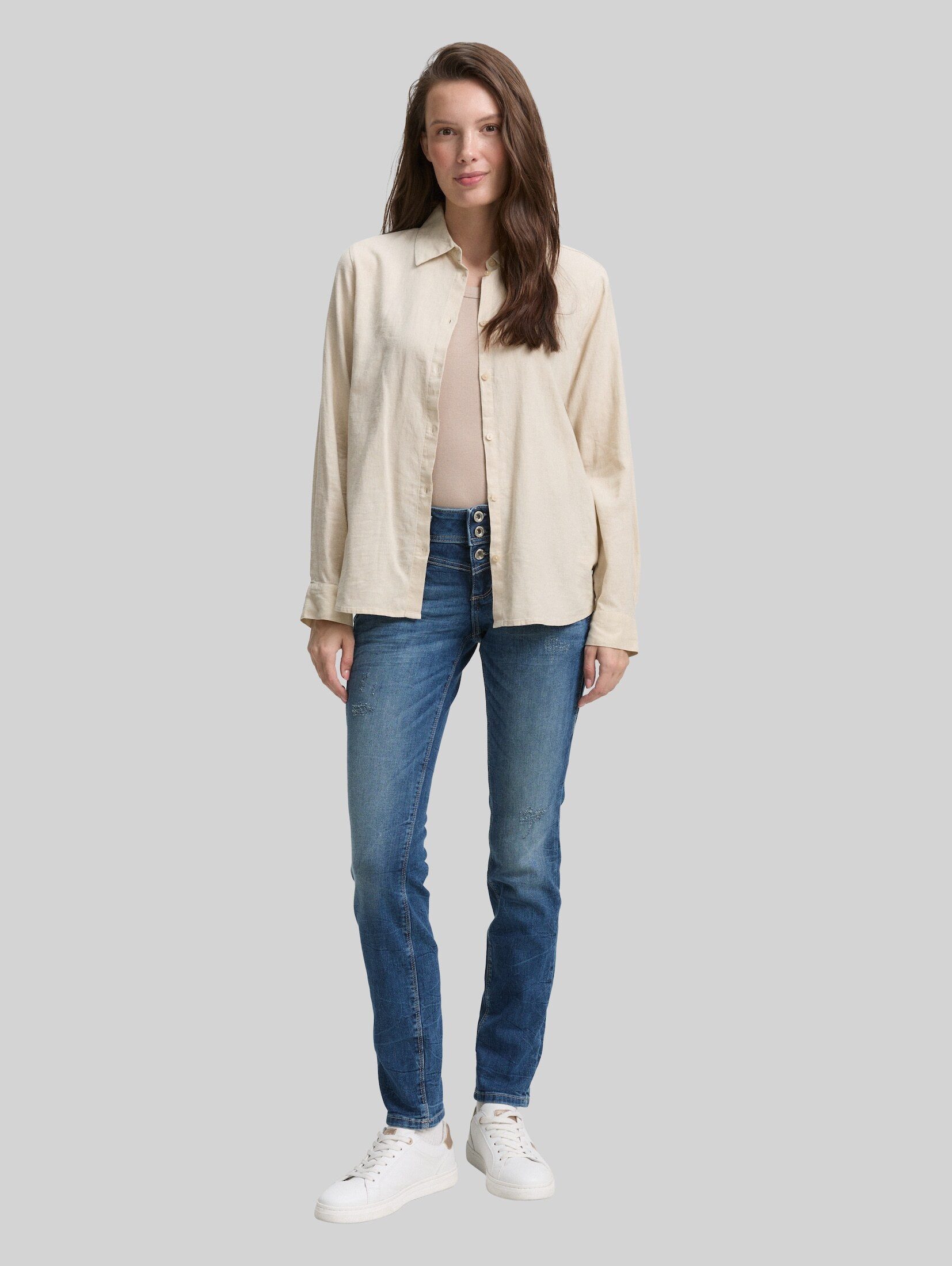 TOM TAILOR Slim-fit-Jeans Jeanshosen TTALEXA SLIM Jeans – Bild 2 von 5