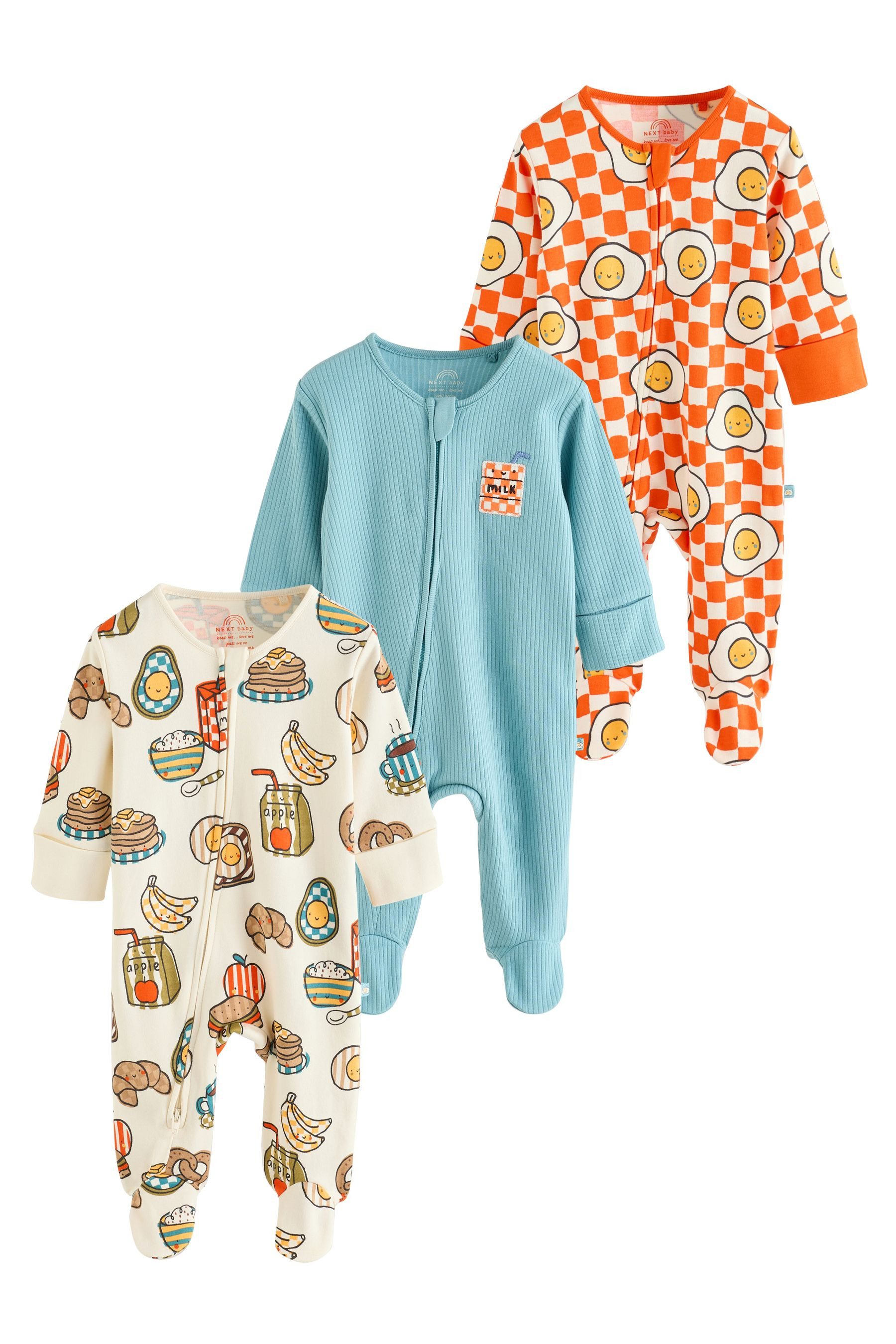 Next Schlafoverall Baby-Schlafanzüge, 3er-Pack (3-tlg)
