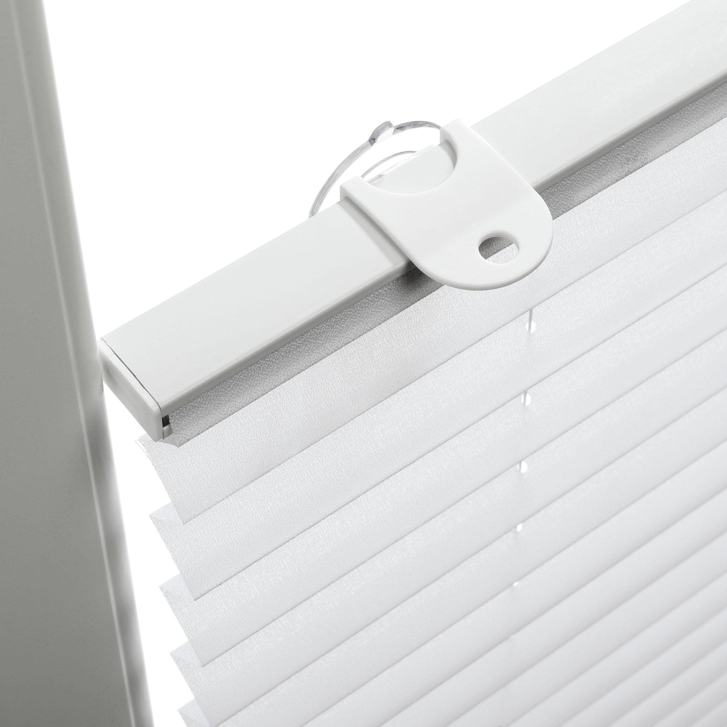 GARDINIA Plissee Plissee Solo mit Saugnäpfen, Lichtschutz, ohne Bohren, Saugnäpfe, mit integrierter Schnurführung