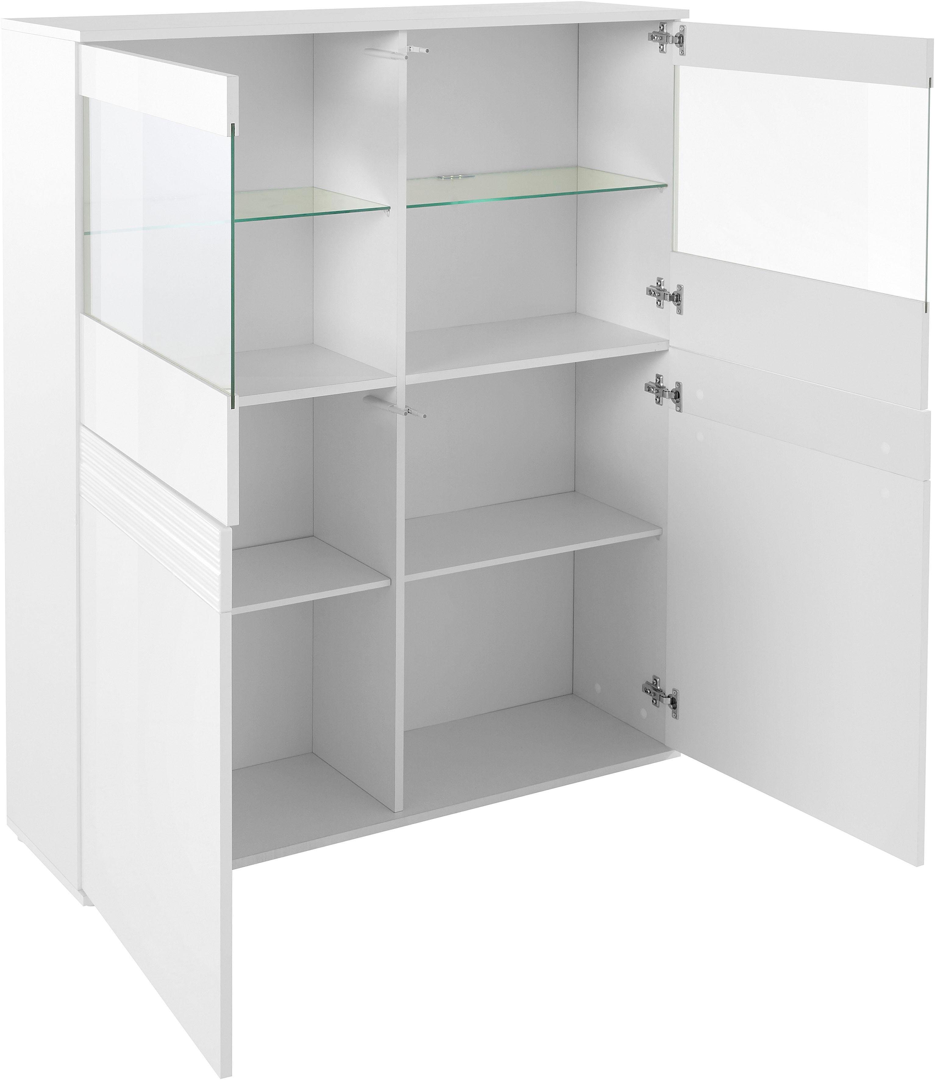 borchardt Möbel Vitrine Florenz Höhe 125 cm – Bild 5 von 5