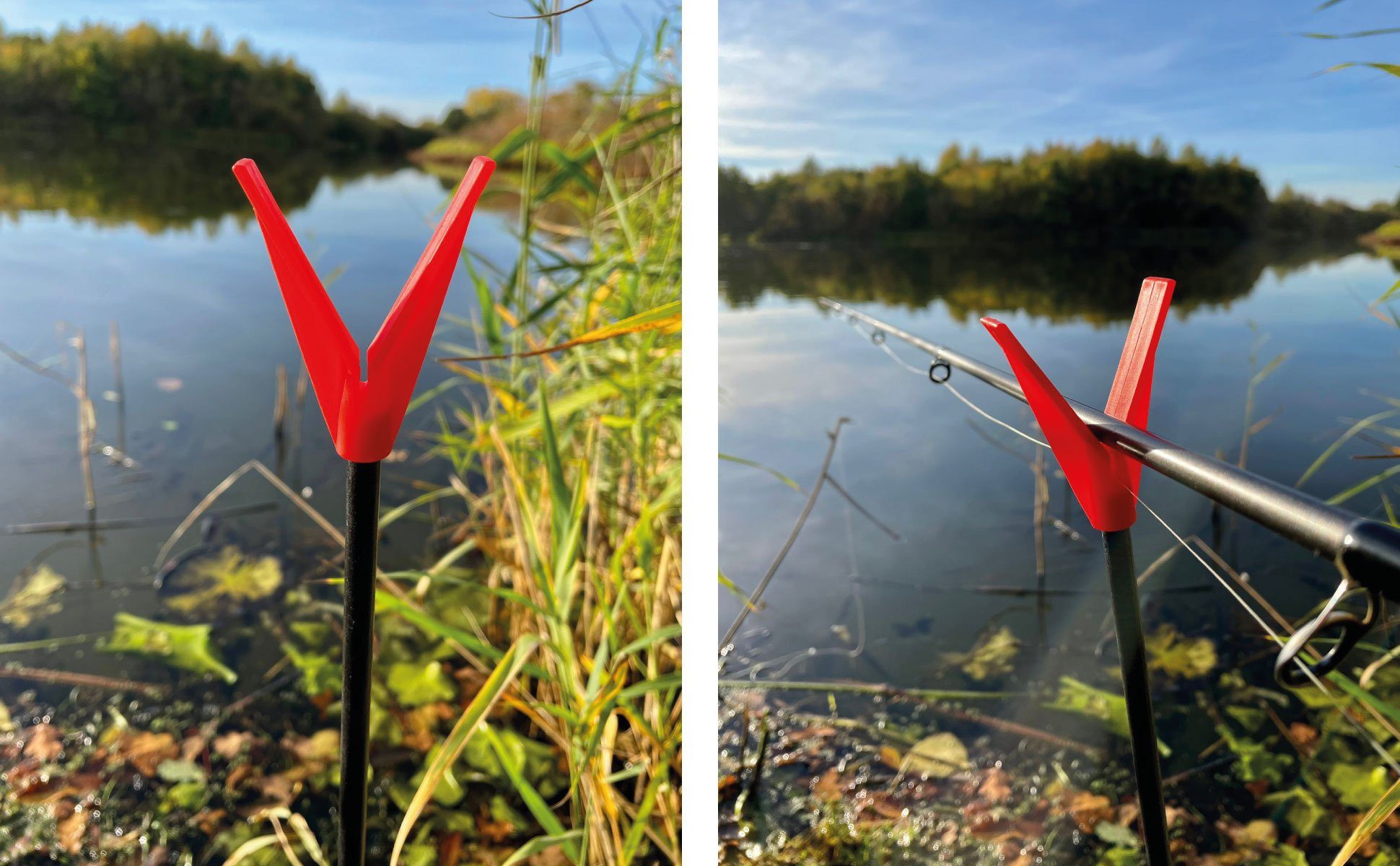Zite Rutenständer Fiberglas Rutenhalter Set für vielseitigen Einsatz