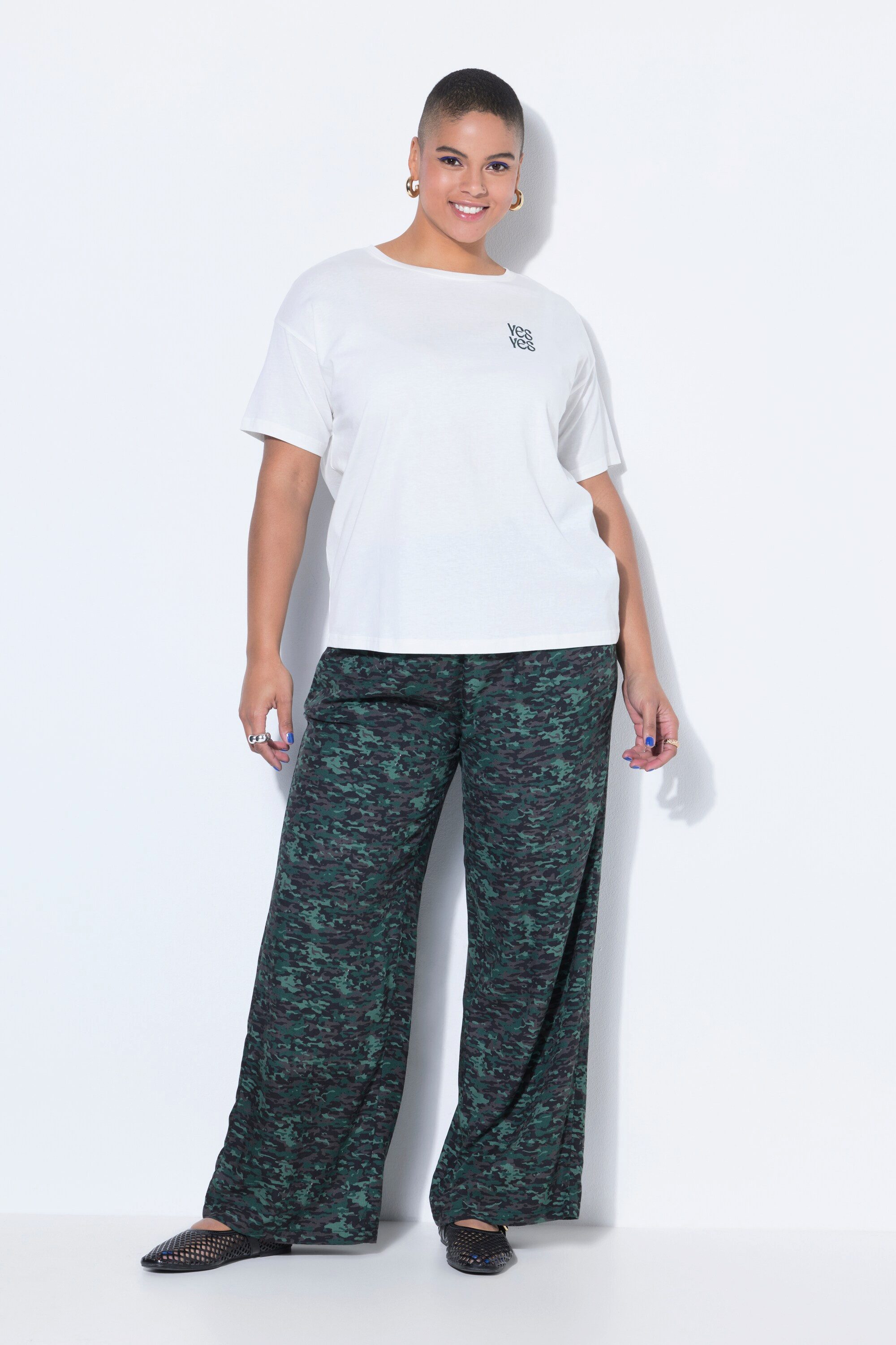 Studio Untold T-Shirt T-Shirt oversized Statement Stickerei