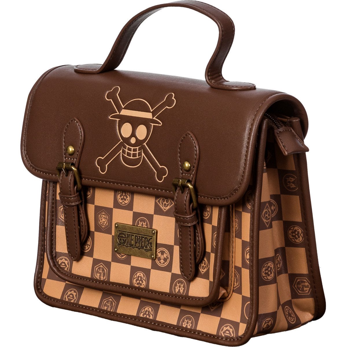 One Piece Umhängetasche Chess-Satchel Unisex Kinder, Handtasche, Shopper, Crossbody Bag, Schultertasche, Hobo Bag