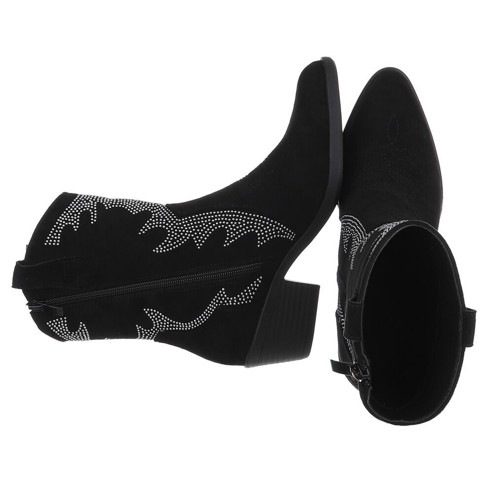 Ital-Design Damen Cowboyboots Western Westernstiefelette (88812592) Blockab günstig online kaufen