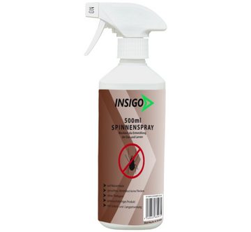 INSIGO Insektenspray Spinnen-Spray Hochwirksam gegen Spinnen, 1.5 l, auf Wasserbasis, geruchsarm, brennt / ätzt nicht, mit Langzeitwirkung