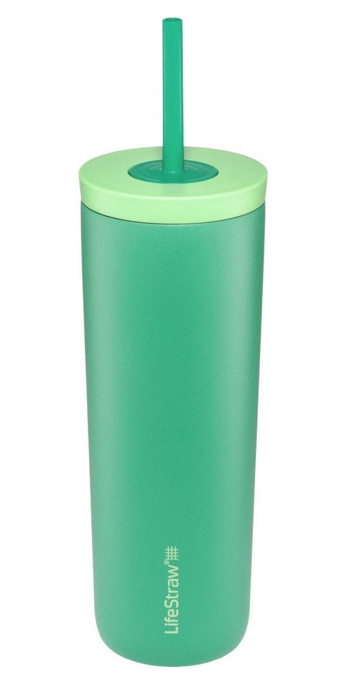 LifeStraw Trinkflasche Thermobecher Go Steel Tumbler Isolierter aus Edelstahl, mit
