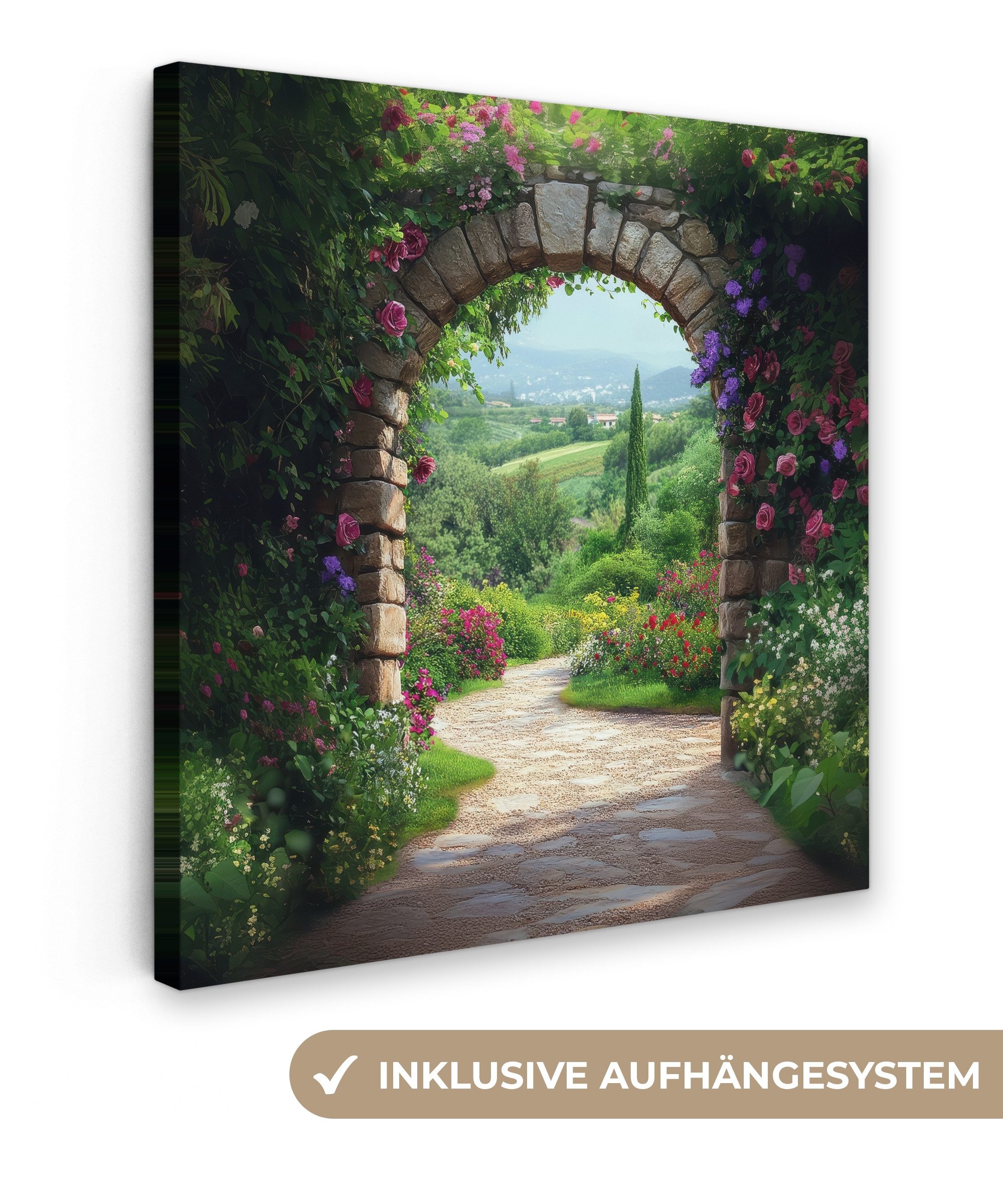 OneMillionCanvasses® Leinwandbild Durchblick - Landschaft - günstig online kaufen