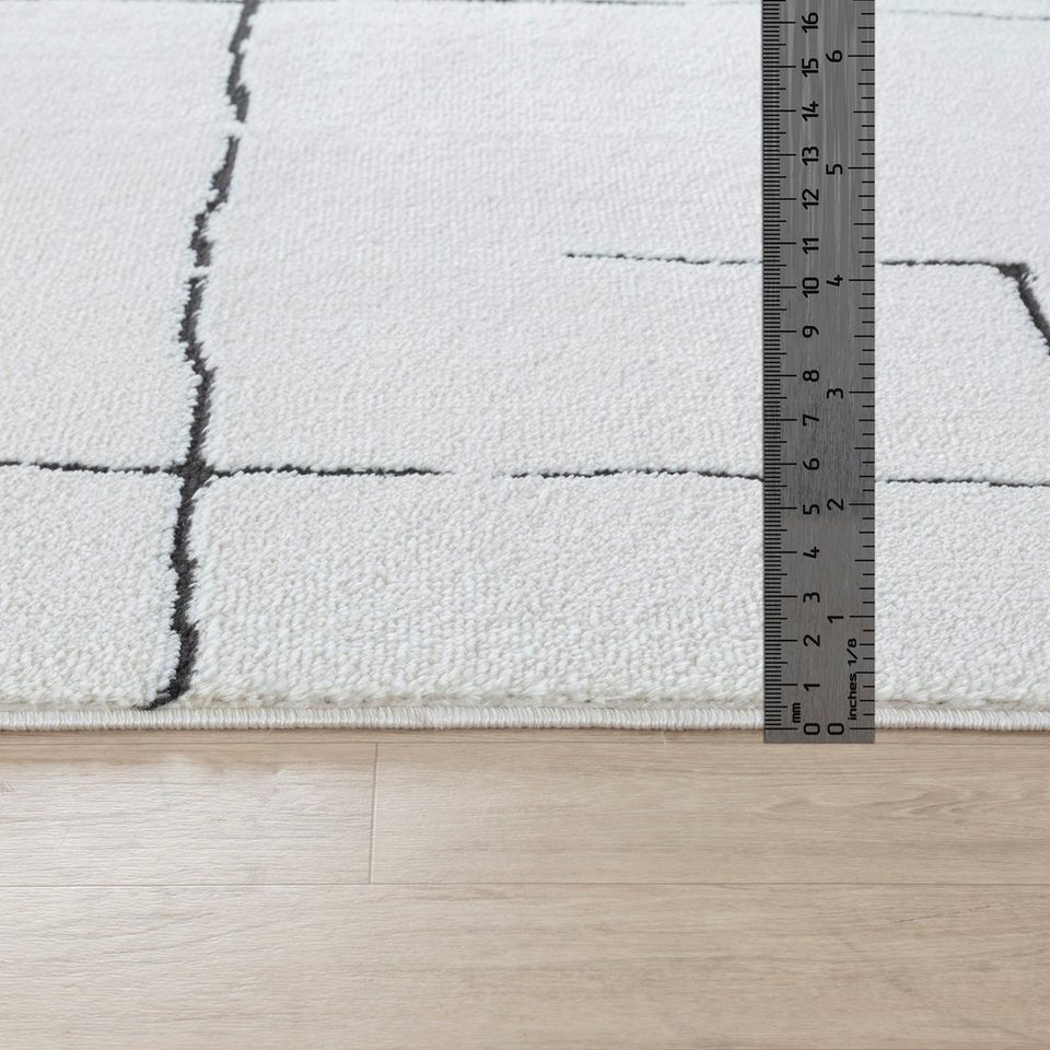 Teppich Modern, Surya, rechteckig, Höhe: 8 mm, 1,42 Kg/m² Gesamtgewicht