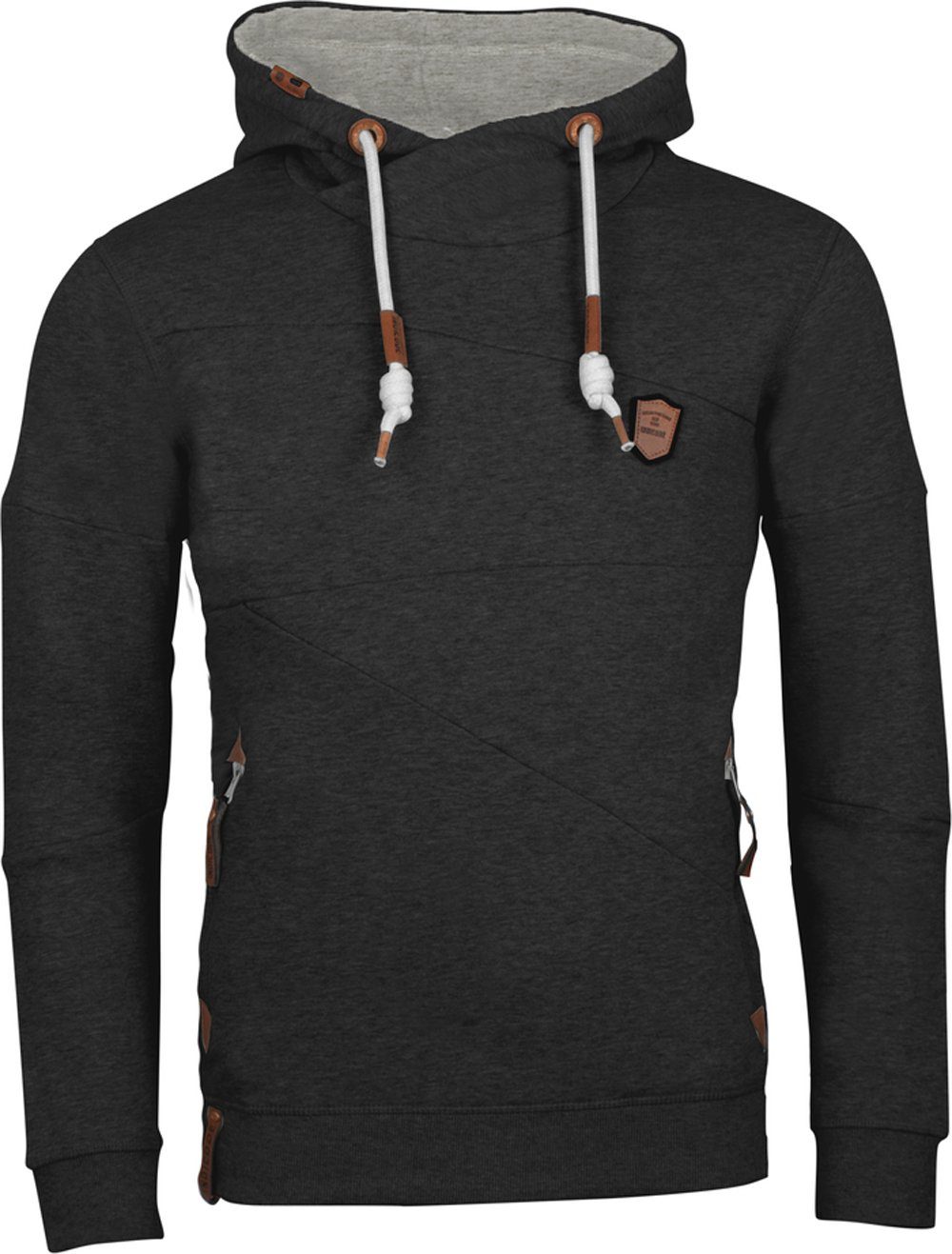 Kapuzensweatshirt AIX Hooded Sweater Black