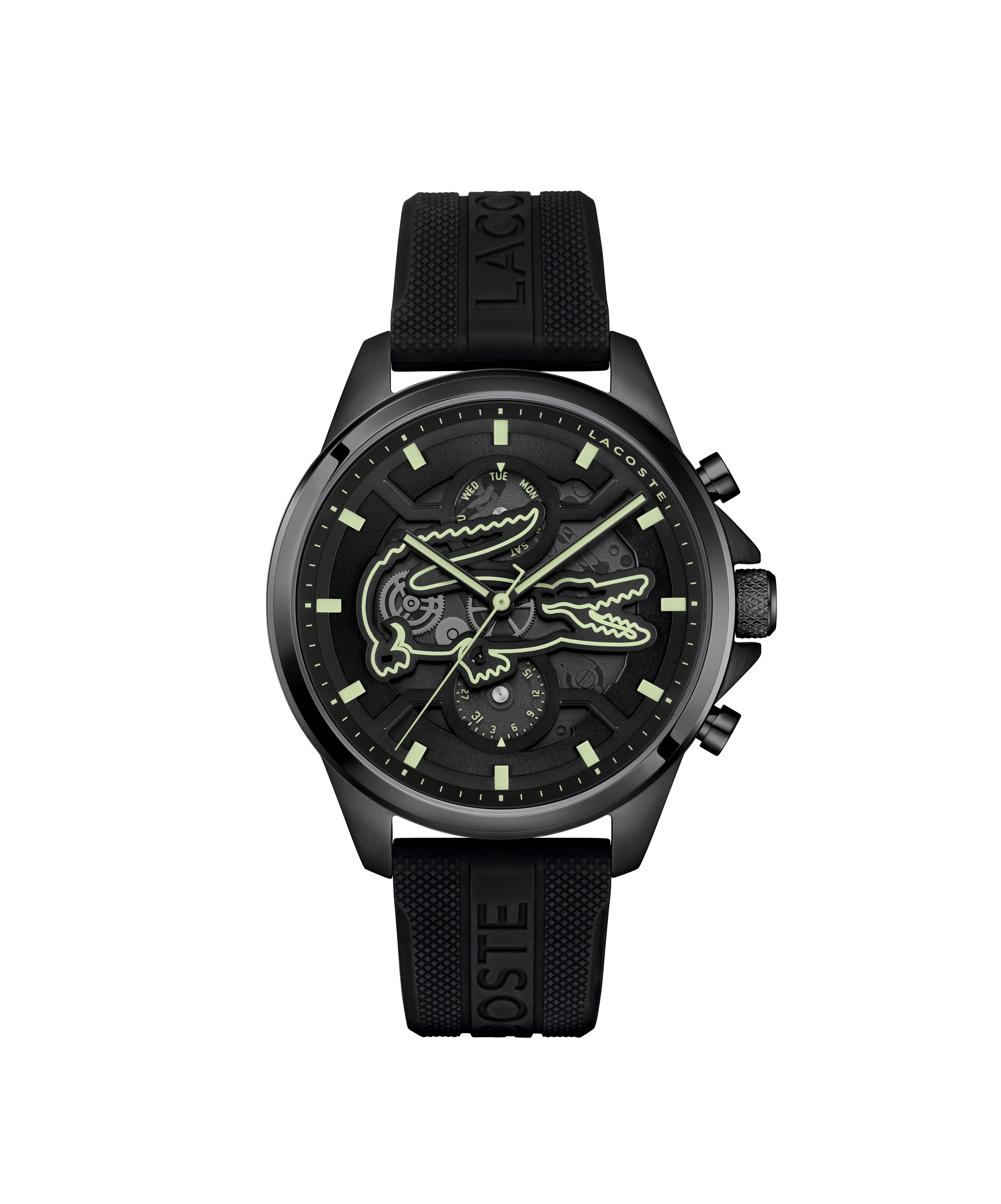Lacoste Multifunktionsuhr ARTHOR 2011537, Quarzuhr, Armbanduhr, Herrenuhr, Silikonarmband, analog