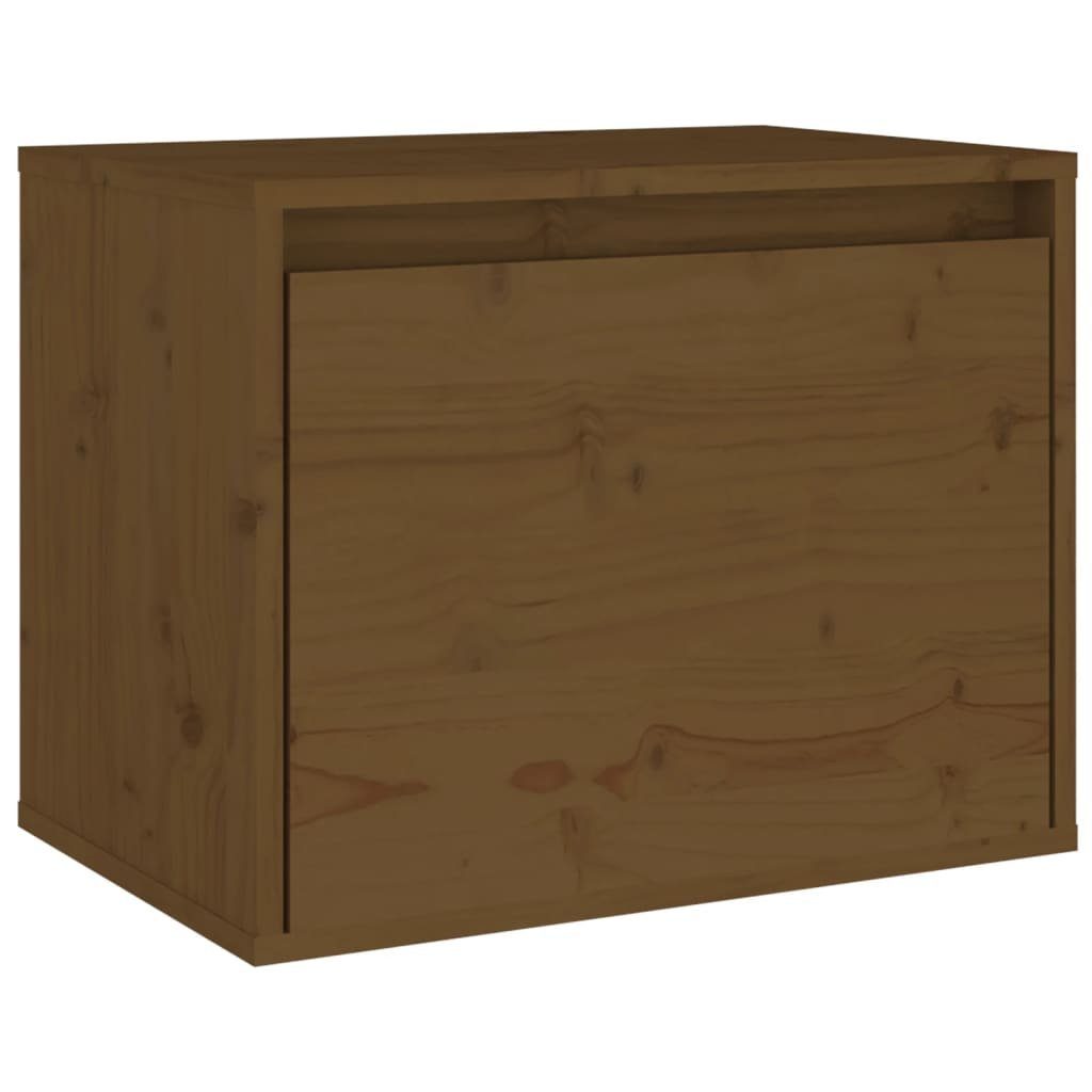 Honigbraun cm vidaXL 1-tlg. Wandschrank 45x30x35 Kiefer, Massivholz Regal