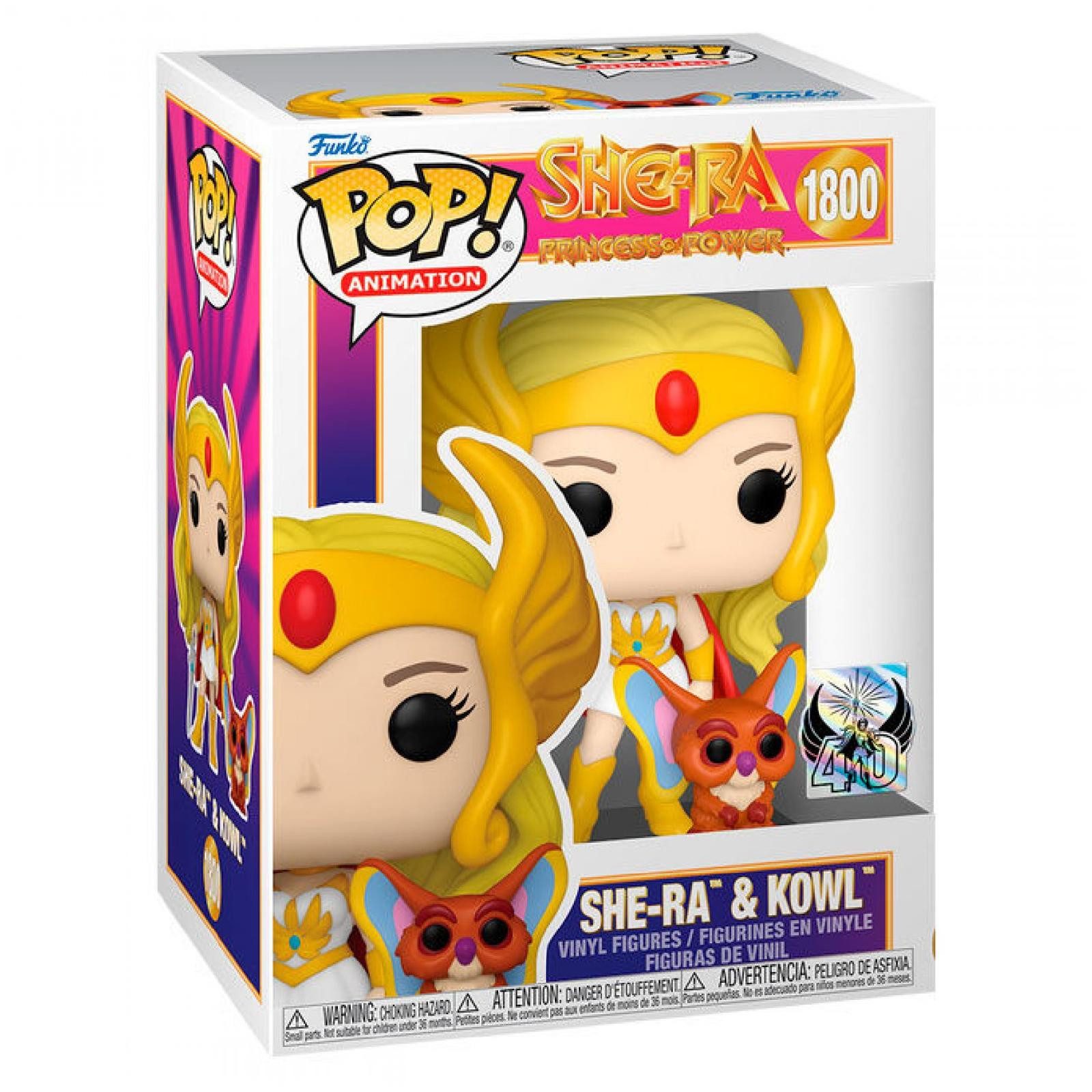 Sammelfigur She-Ra Princess of Power She-Ra & Kowl #1800