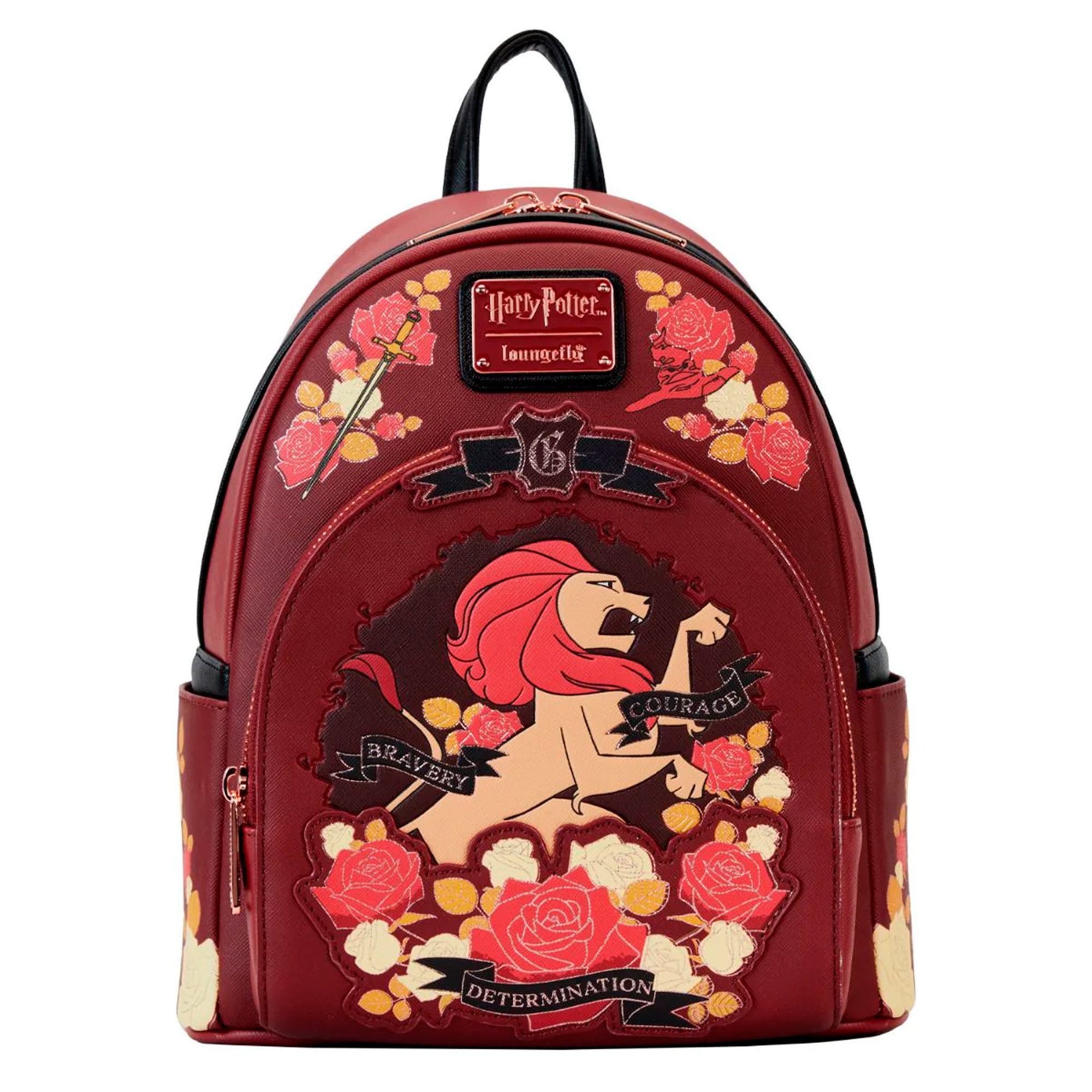 Loungefly Minirucksack Gryffindor Floral - Harry Potter