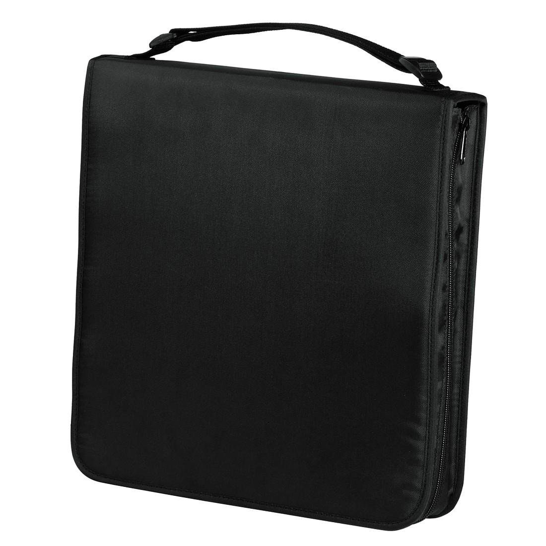 Hama CD-Hülle CD-/DVD-/Blu-ray Tasche, Schwarz, für max. 160 Discs