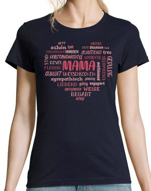 Youth Designz T-Shirt Mama Herz Damen Shirt mit modischem Print