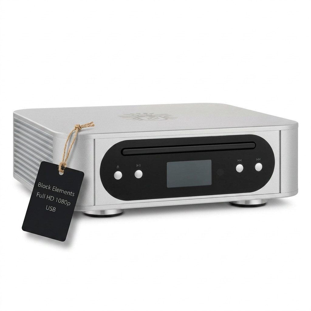 Block Block Elements Blu-ray Player – Full HD 1080p, USB Blu-ray-Player