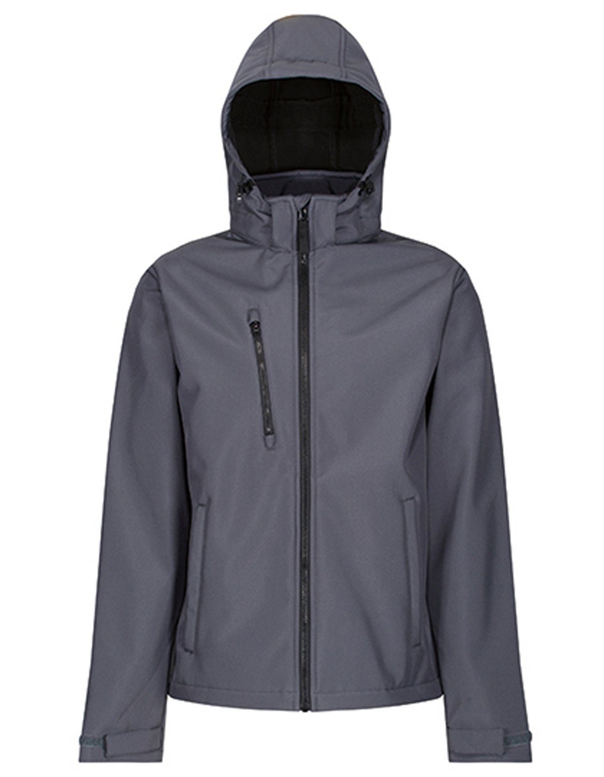 Regatta Professional Softshelljacke Venturer 3-layer Printable Hooded Softshell Jacket RG701 seal grey-black