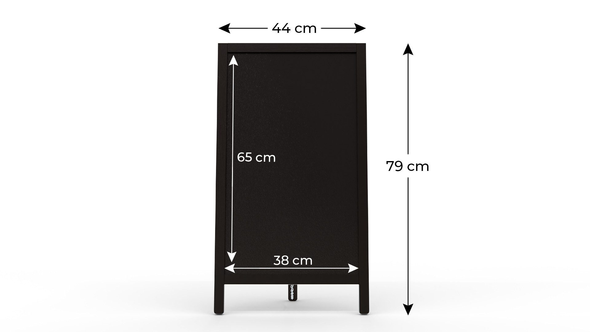ALLboards Standtafel ALLboards Kundenstopper mit lackiertem Holzrahmen Werb günstig online kaufen