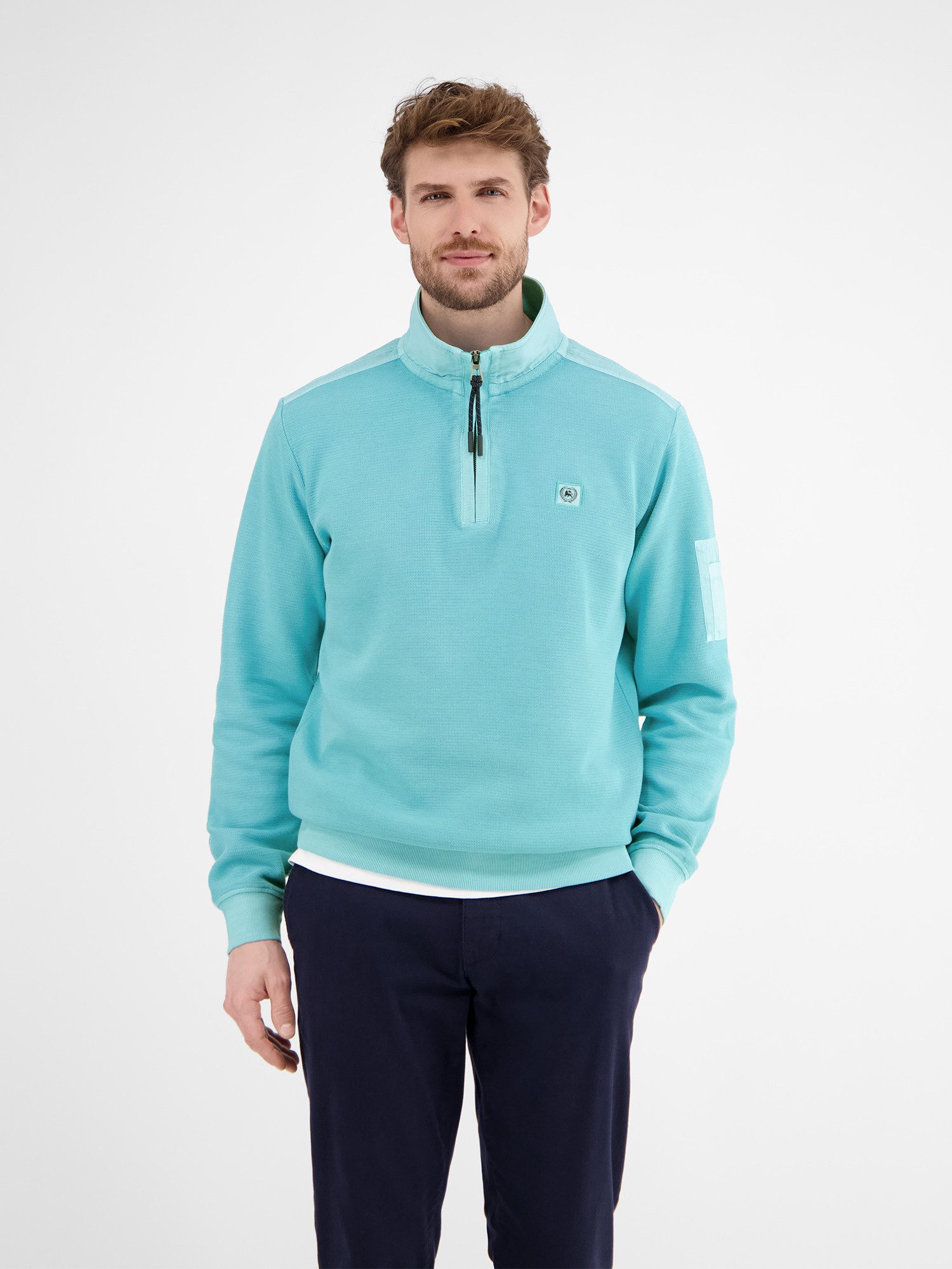 LERROS Sweatshirt LERROS Sweattroyer in Zig-Zag-Struktur günstig online kaufen