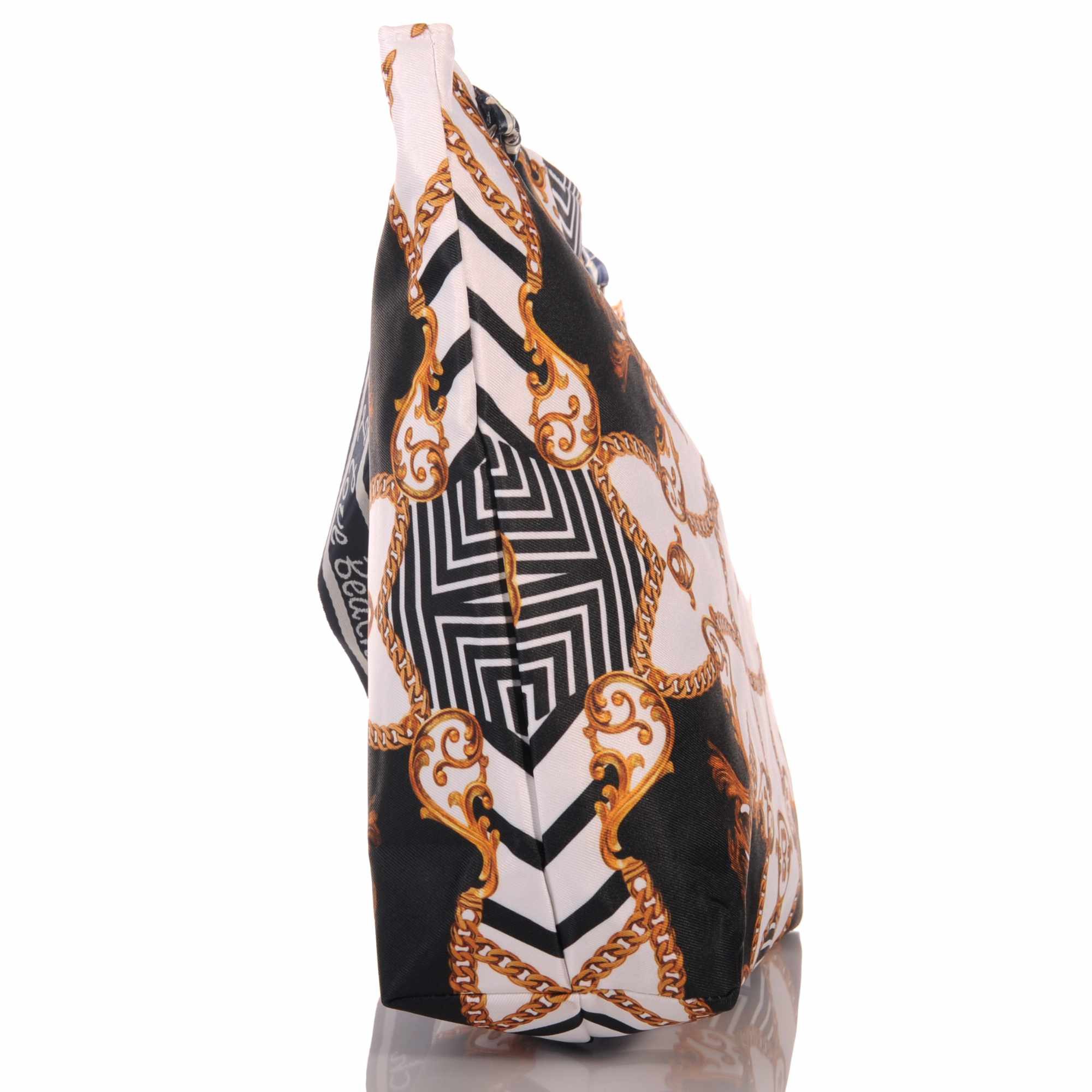 KMISSO Umhängetasche Elegante Strandtasche mit Kettenmuster 30745 (1-tlg), im eleganten Look