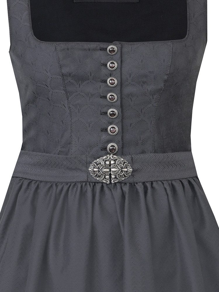 MarJo Dirndl Dirndl Otterfing 75cm Länge asphalt günstig online kaufen