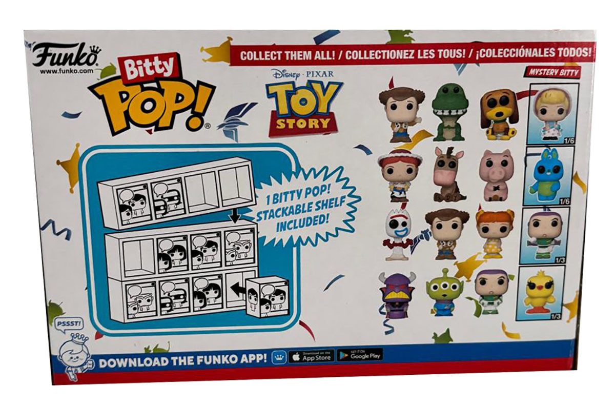 Disney Pixar Toy Story Spielfigur Toy Story, Funko Bitty Pop! Mini Figuren 4er-Pack, Jessie, Bullseye