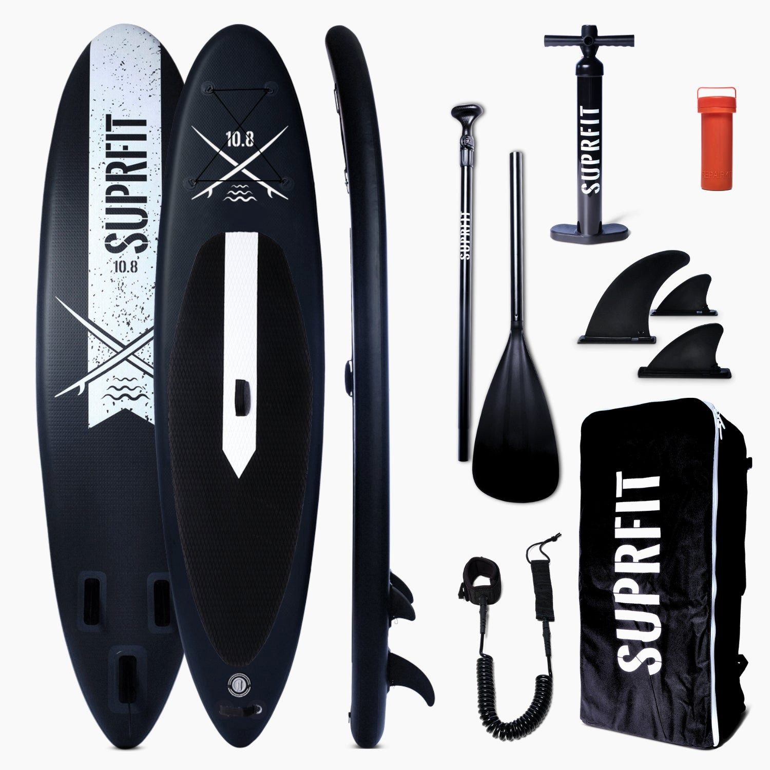 SF SUPRFIT SUP-Board Stand Up Paddling Board aufblasbar, Stand Up Paddle Board - 330 x 78 x 15 cm bis max. 130 kg