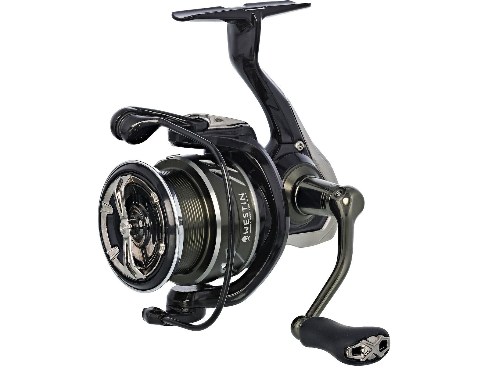 Westin Fishing Spinnrolle W2 Reel Spinn Rolle in 5 Größen - 6 Kugellager - Angeln Raubfisch, 1-tlg., Rolle mit Koffer), Für alle Wasser geeignet