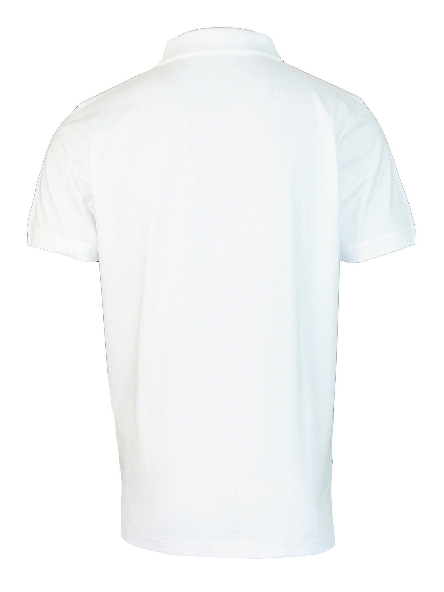 Miller Poloshirt weiss Jersey (1-tlg) Harvey Shirt Poloshirt