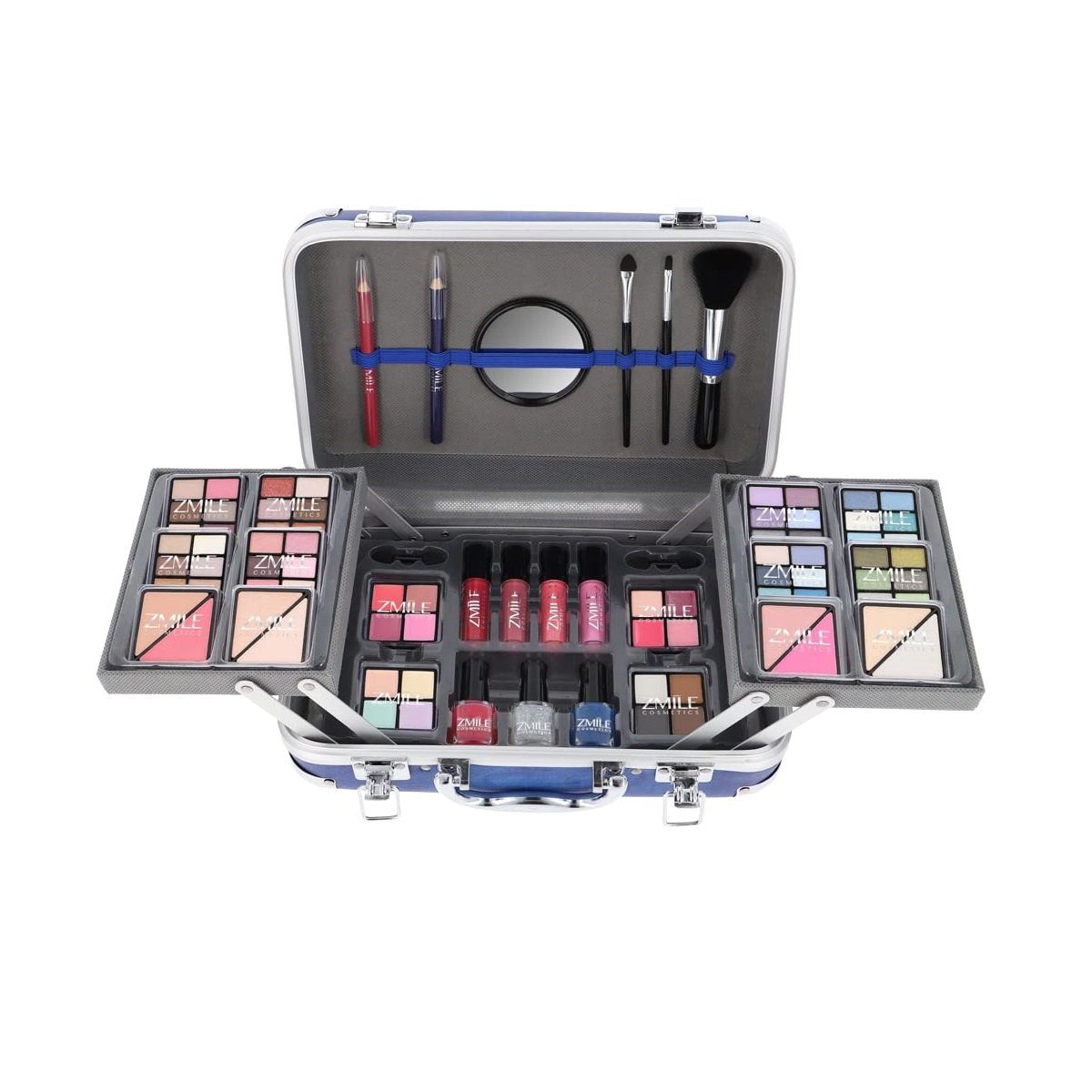 ZMILE COSMETICS Schmink-Koffer Schminkkoffer Traveller Blue günstig online kaufen